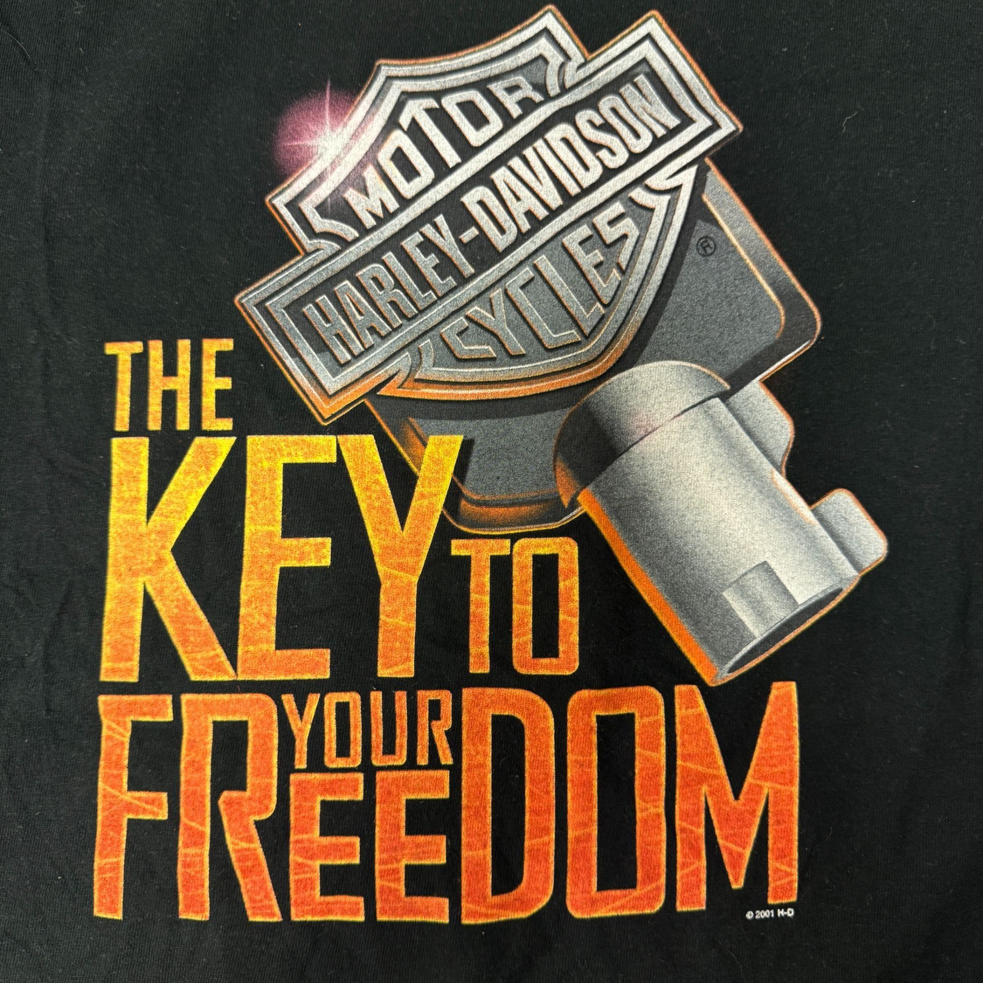 Harley Davidson H-D KEY TO FREEDOM Motorcycle Biker CRUISIN Naples SUNSET 2X Size US XXL / EU 58 / 5 - 4 Thumbnail