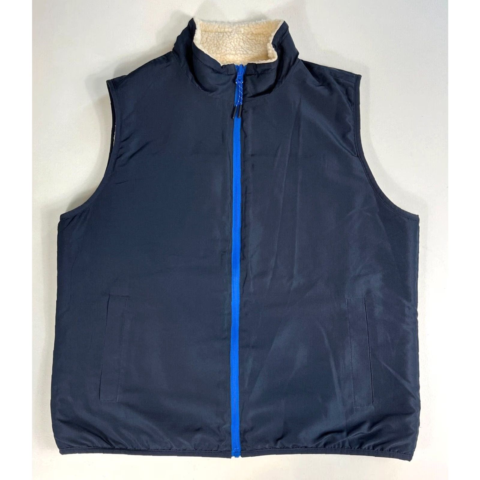 Stoic Stoic Men’s Vest Shirt XL Reversible Sherpa Mixed Media Multicolor Pocketless? Size US XL / EU 56 / 4 - 6 Thumbnail