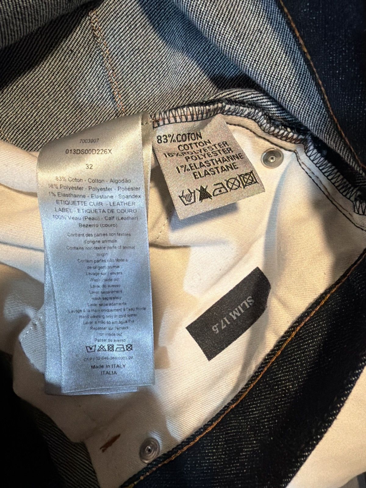Dior Dior Cuff print Jeans Size US 32 / EU 48 - 5 Thumbnail