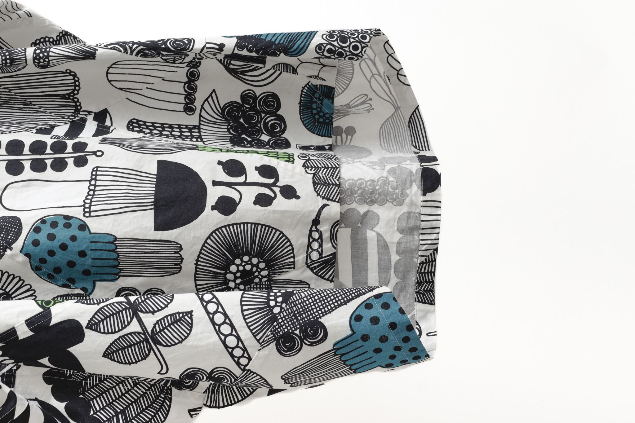 Junya Watanabe × Marimekko Junya Watanabe x Marimekko 2017 B&W Veggie Print Tunic Size S / US 4 / IT 40 - 7 Thumbnail