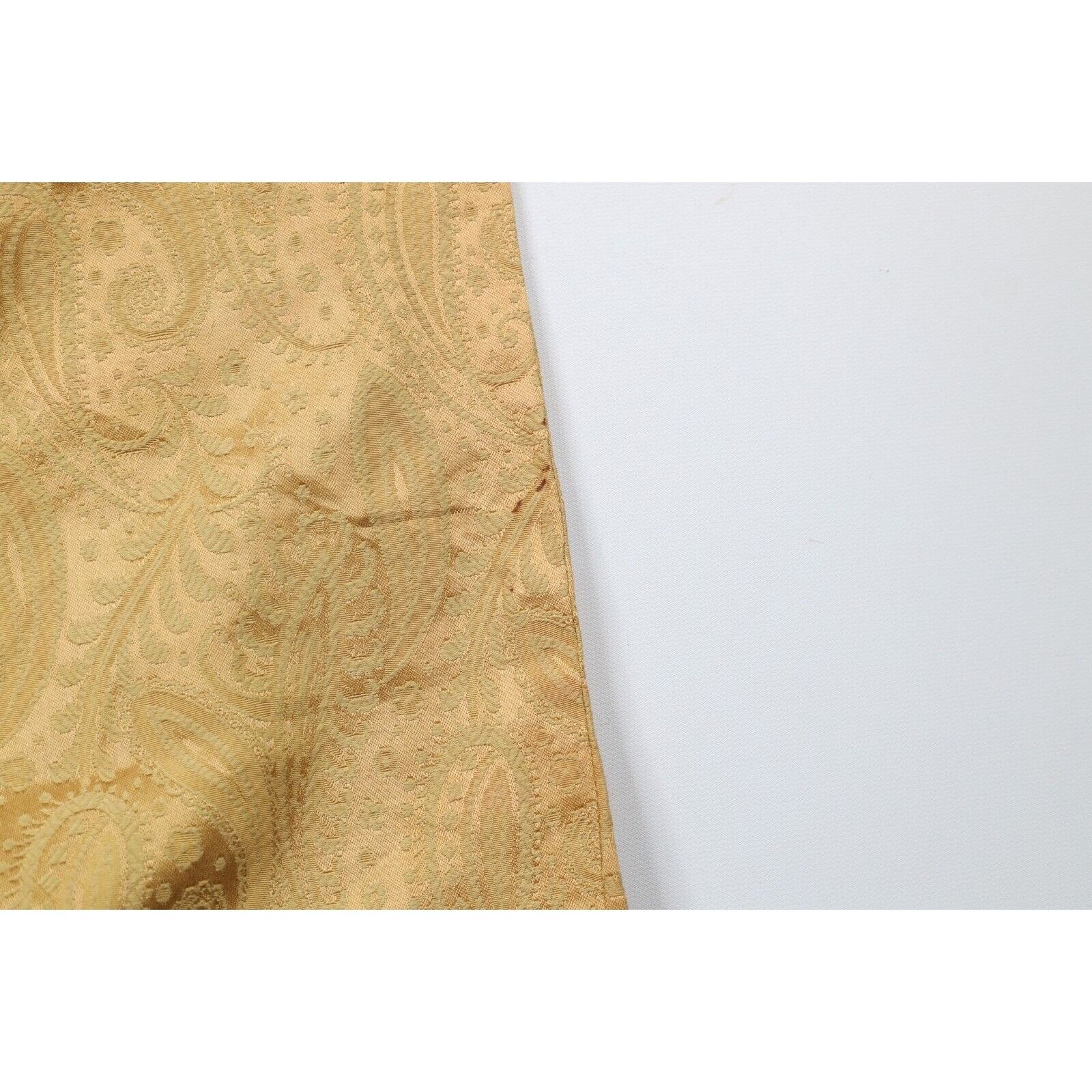 Vintage Vintage 50s 60s Rockabilly Silk Paisley Jacquard Skirt Size 24" / US 00 / IT 34 - 5 Thumbnail