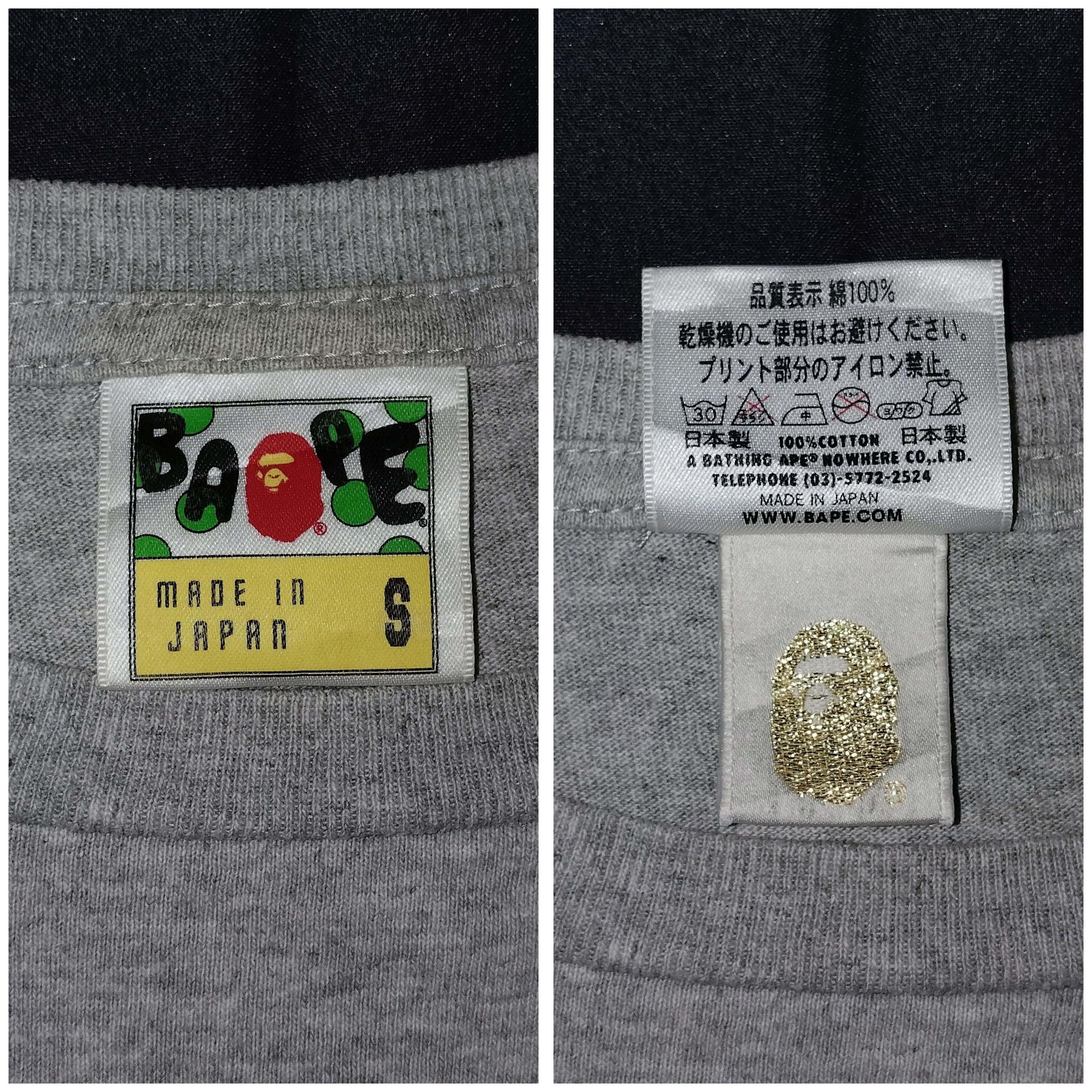 Bape Bape Multilogo Tee Size US S / EU 44-46 / 1 - 5 Thumbnail