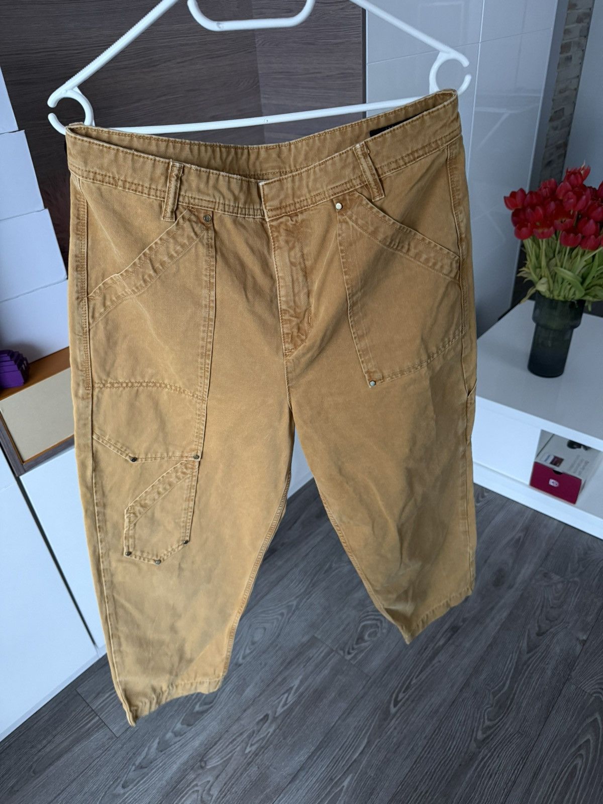 Allsaints Allsaints Mens Dessa Trouser Carpenter Opium Jeans Size US 31 - 4 Thumbnail