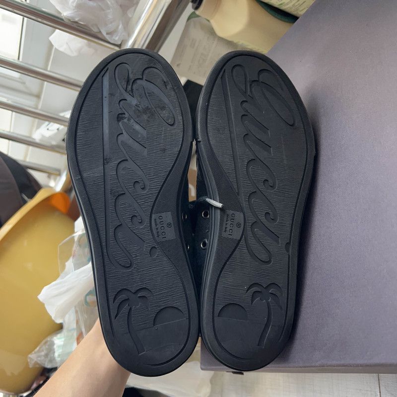 Gucci Gucci Retro GG Canvas High-Top Sneakers - Size US 8.5 / EU 41-42 - 4 Thumbnail