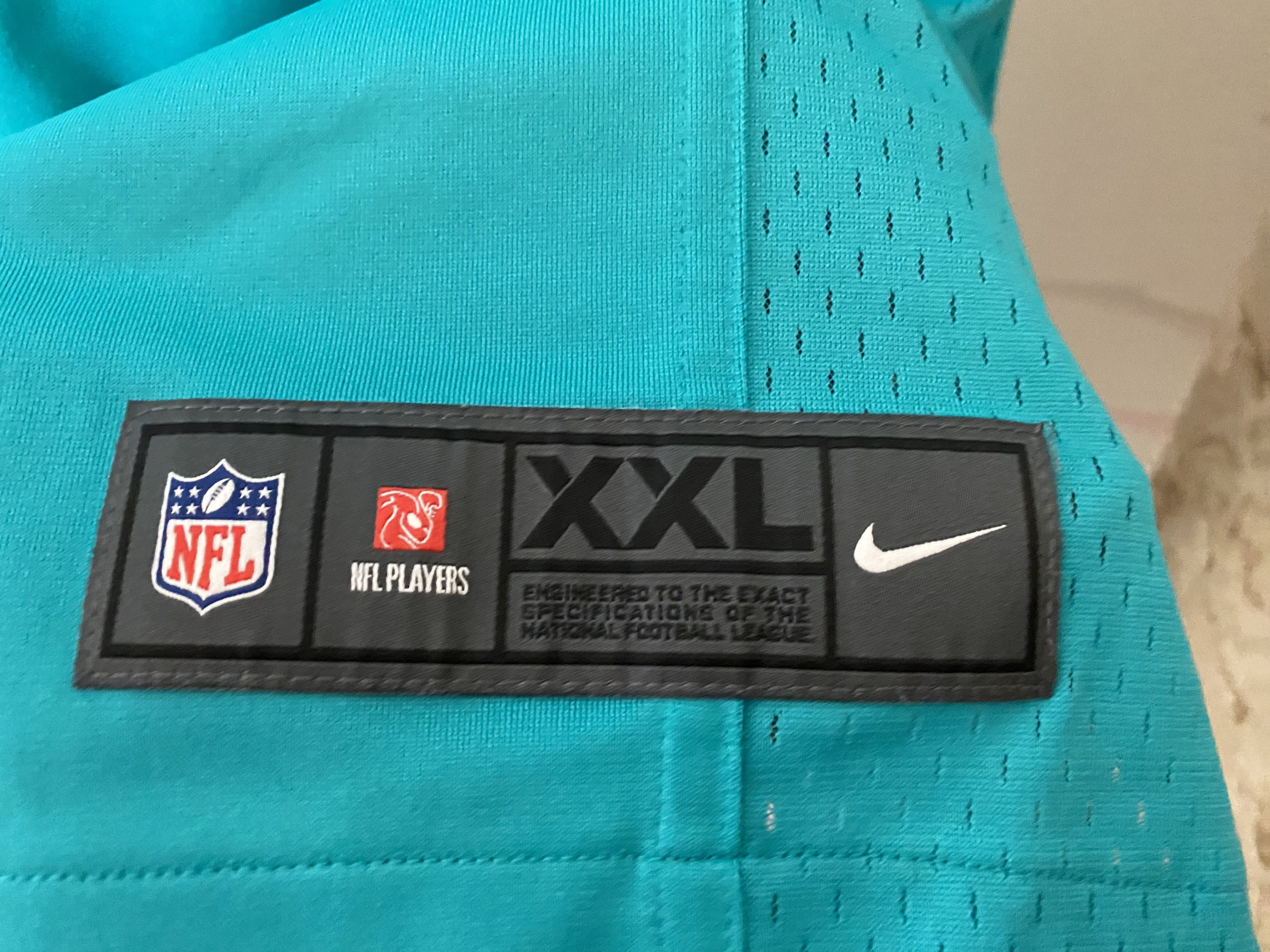 Other HARTLINE #26 MIAMI DOLPHINS NFL FOOTBALL SHIRT JERSEY NIKE Size US XXL / EU 58 / 5 - 8 Thumbnail