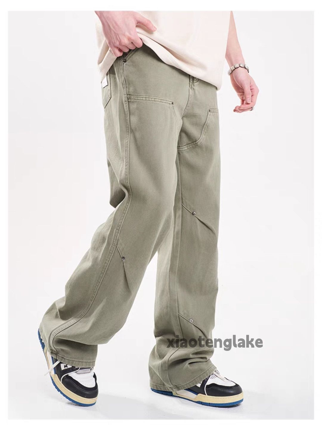 Designer × Vintage utility military outdoor loose baggy carpenter pants Size US 32 / EU 48 - 4 Thumbnail