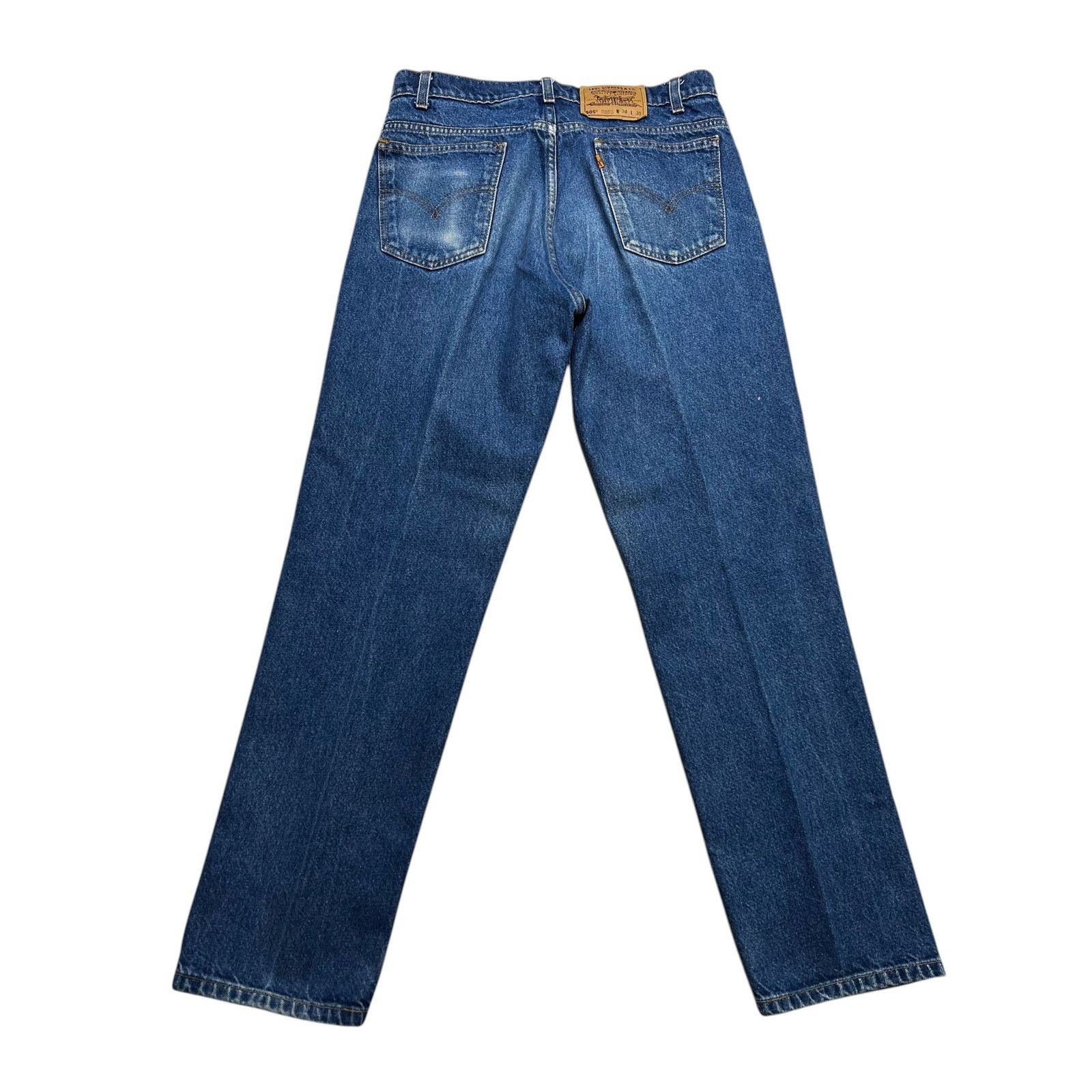 Levi's Vintage Levi’s 505 Regular Straight Leg Jeans Denim 34x30 Size US 34 / EU 50 - 3 Thumbnail