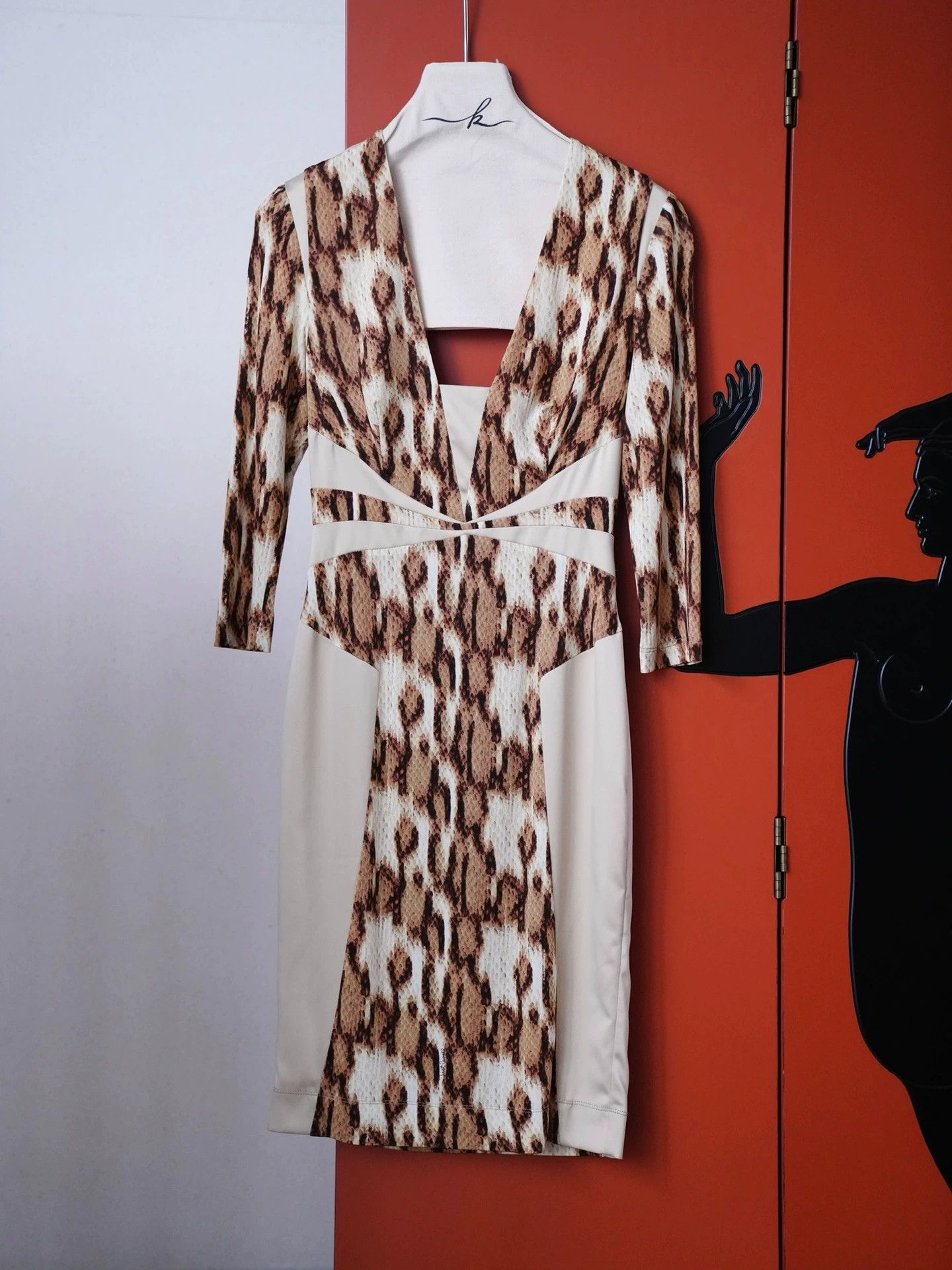 Just Cavalli Just Cavalli Python Slim Fit Stretch Women's Dress Size S / US 4 / IT 40 - 1 Thumbnail
