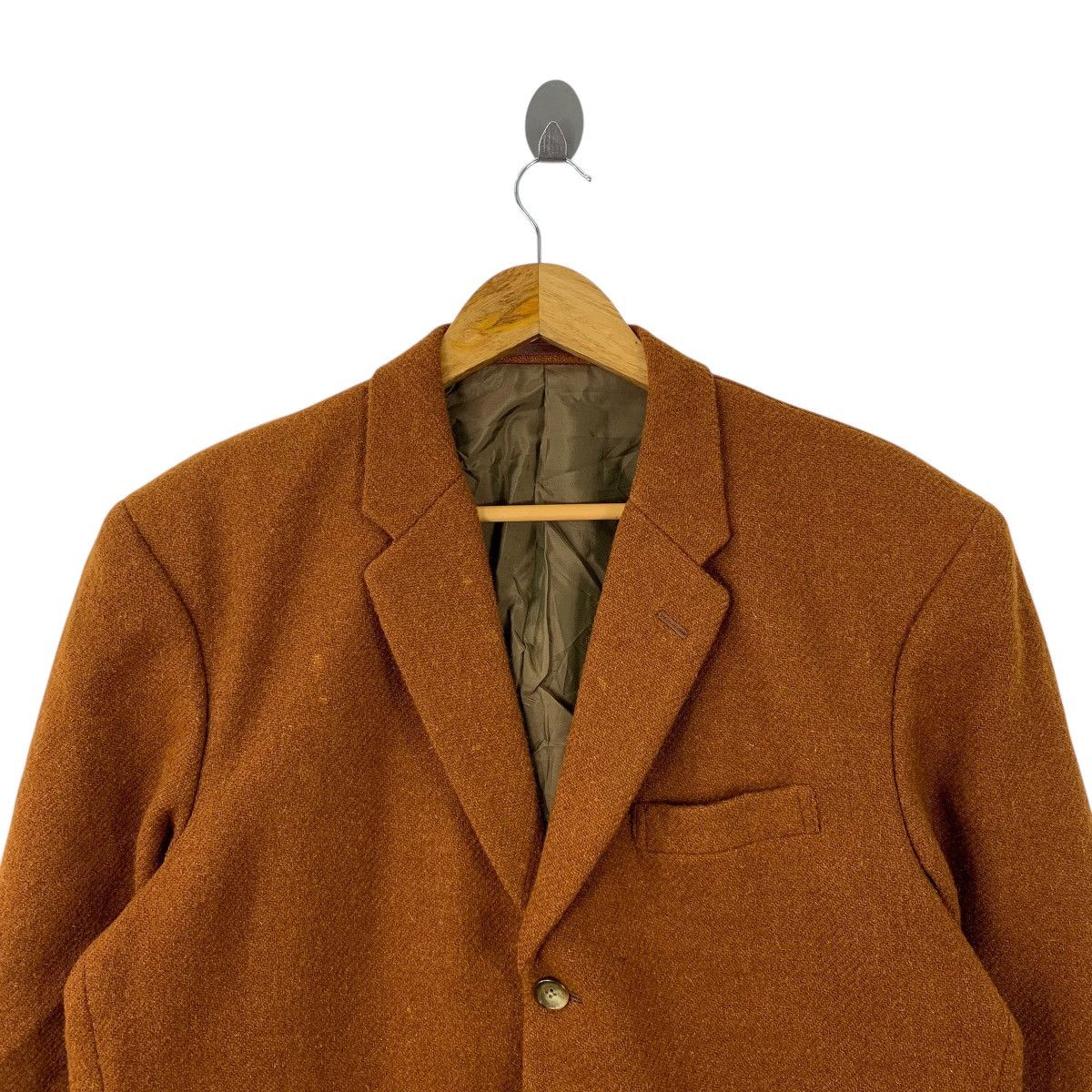 Harris Tweed HARRIS TWEED Casualwear Hand Oven Wool Blazer Coat Jacket Size US L / EU 52-54 / 3 - 4 Thumbnail