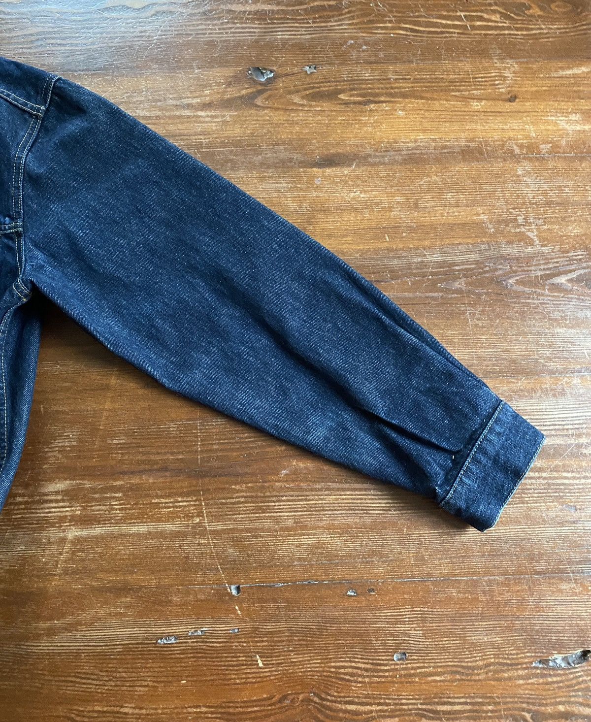 Guess × Vintage Vintage 80’s Guess Dark Blue Denim Jean Jacket Size US S / EU 44-46 / 1 - 5 Thumbnail