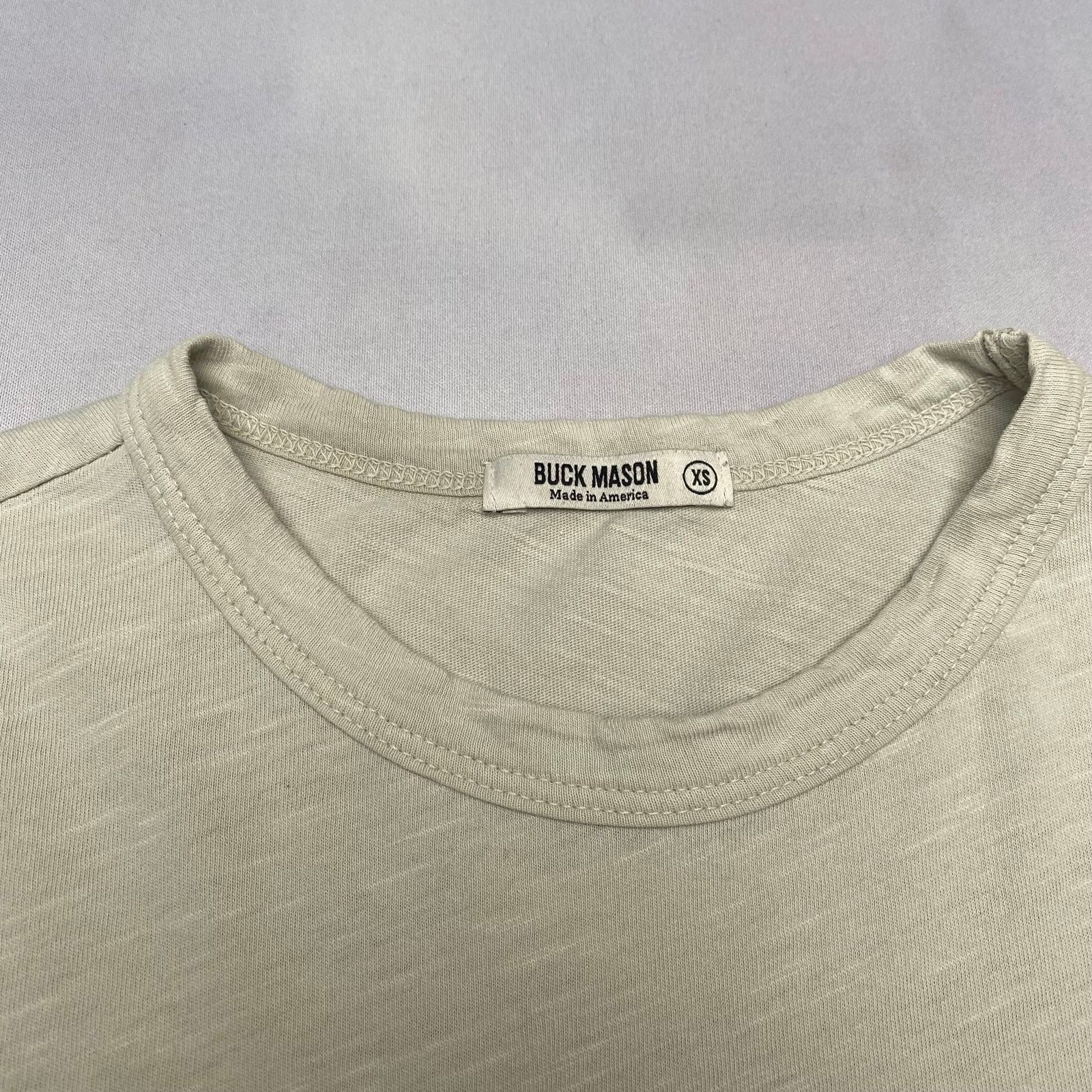 Buck Mason Buck Mason Curved Hem Slub Cotton Short Sleeve Shirt Mens XS Size US XS / EU 42 / 0 - 4 Thumbnail