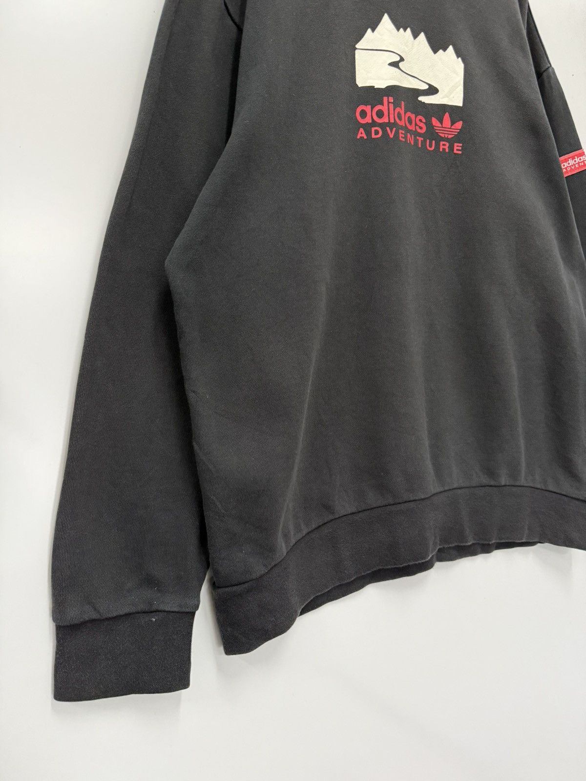 Adidas 🔥 Adidas Adventure Trefoil Roundneck Sweatshirt - 2XL Size US L / EU 52-54 / 3 - 3 Thumbnail