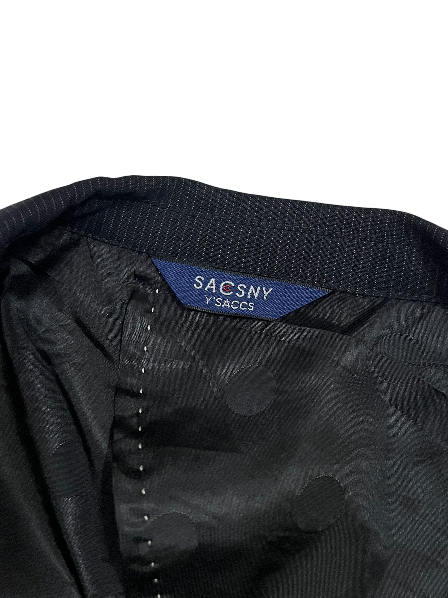 Yohji Yamamoto Y’SACCS SACSNY PINTSTRIPES BLAZER Size S / US 4 / IT 40 - 9 Thumbnail