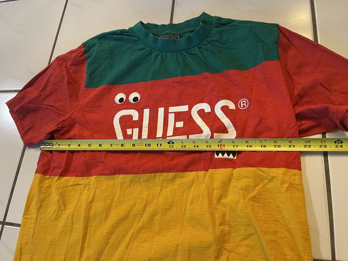 Guess × J Balvin Guess x J Balvin Color Block T Shirt Men Green Red Yellow Size US L / EU 52-54 / 3 - 5 Thumbnail