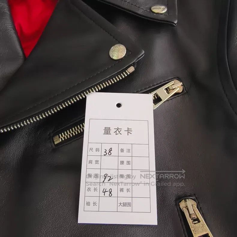 Loewe Loewe Black Metallic Logo Biker Leather Jacket Size XS / US 0-2 / IT 36-38 - 3 Thumbnail