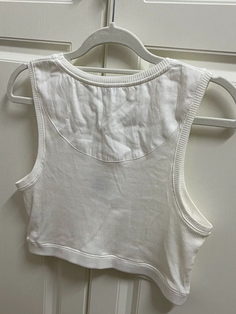 Loewe LOEWE White embroidered logo vest Size M / US 6-8 / IT 42-44 - 2 Thumbnail
