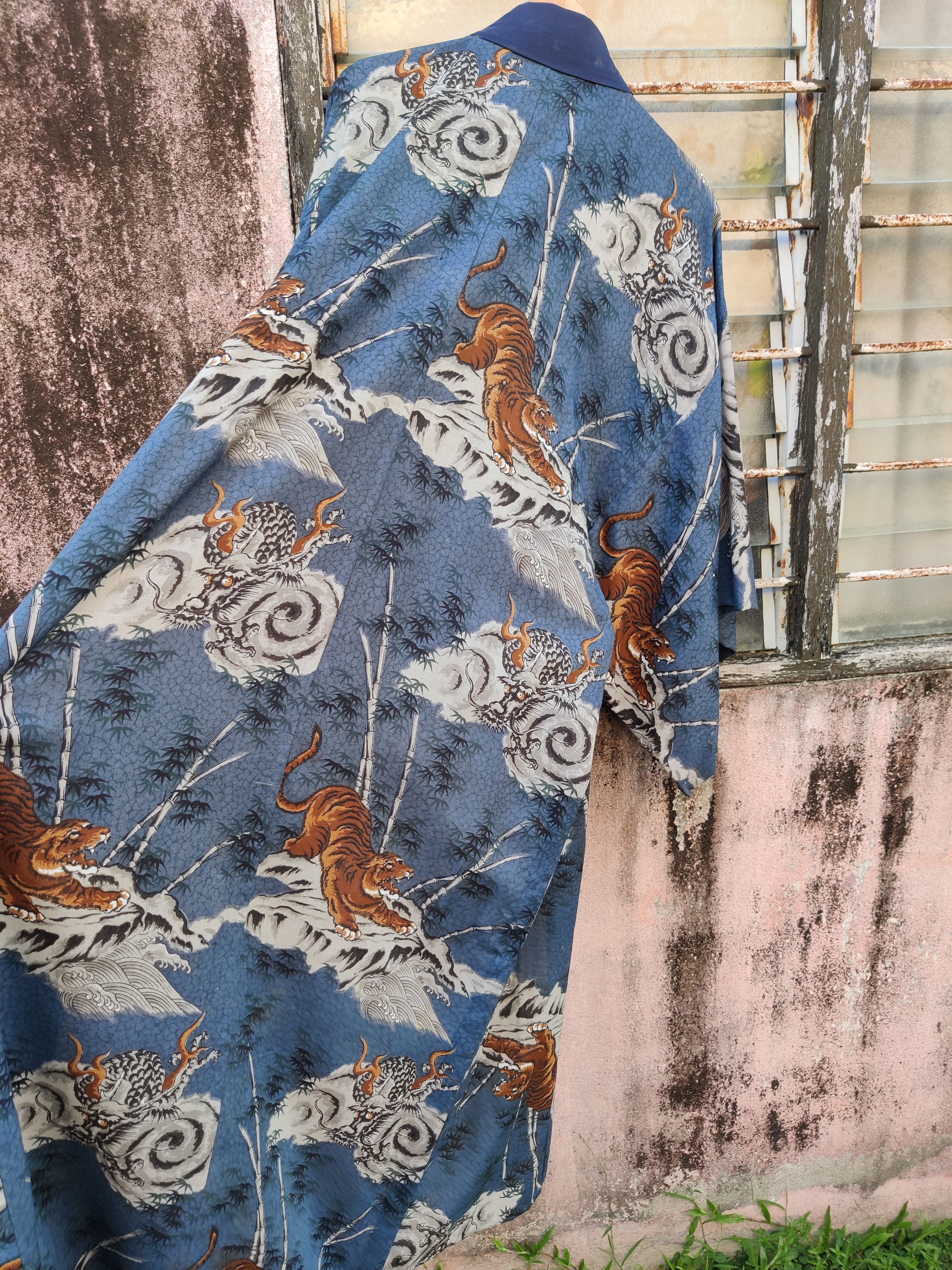 Japanese Brand 🔥Offer Me🔥 Vintage Japanese Tiger OVP Kimono Jacket Size US XL / EU 56 / 4 - 8 Thumbnail