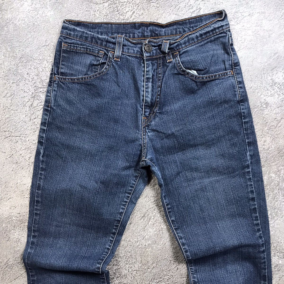 Vintage Vintage 90s Levis Baggy Wide Leg Faded Jeans Grunge Logo 28 Size 28" / US 6 / IT 42 - 4 Thumbnail