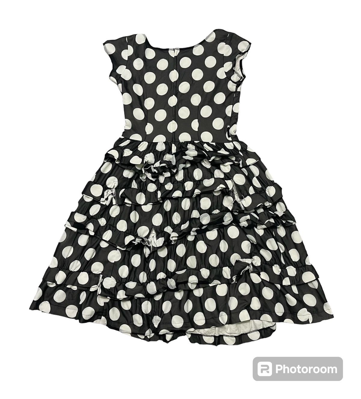Comme des Garcons SS2010 COMME DES GARCONS GOWN POLKA RARE DISTRESSED DESIGN Size S / US 4 / IT 40 - 4 Thumbnail