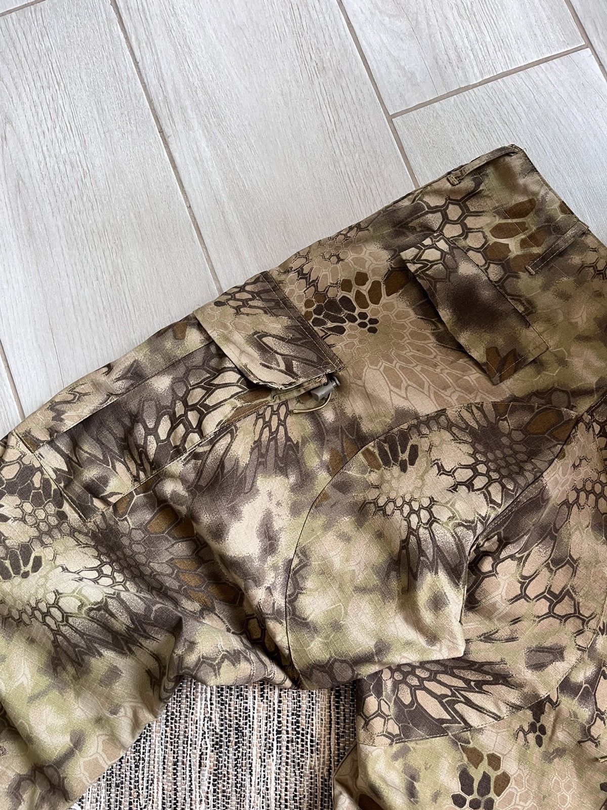 Vintage Vintage Camo trousers pants cargo drawstrings snake skin Size US 32 / EU 48 - 12 Thumbnail