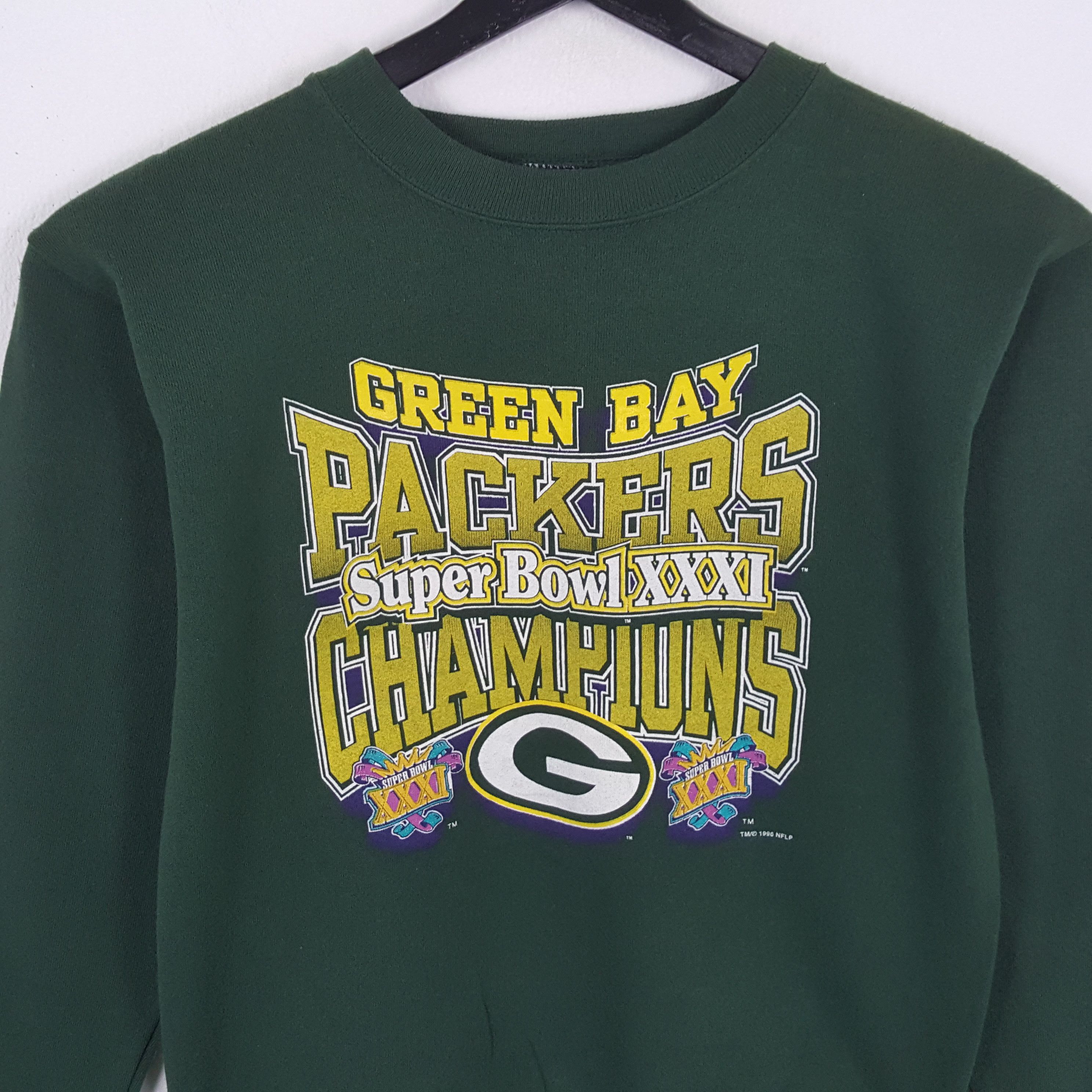 Logo 7 × NFL × Vintage GREEN BAY PACKERS NFL Team Vintage Sweatshirt Size US S / EU 44-46 / 1 - 2 Thumbnail
