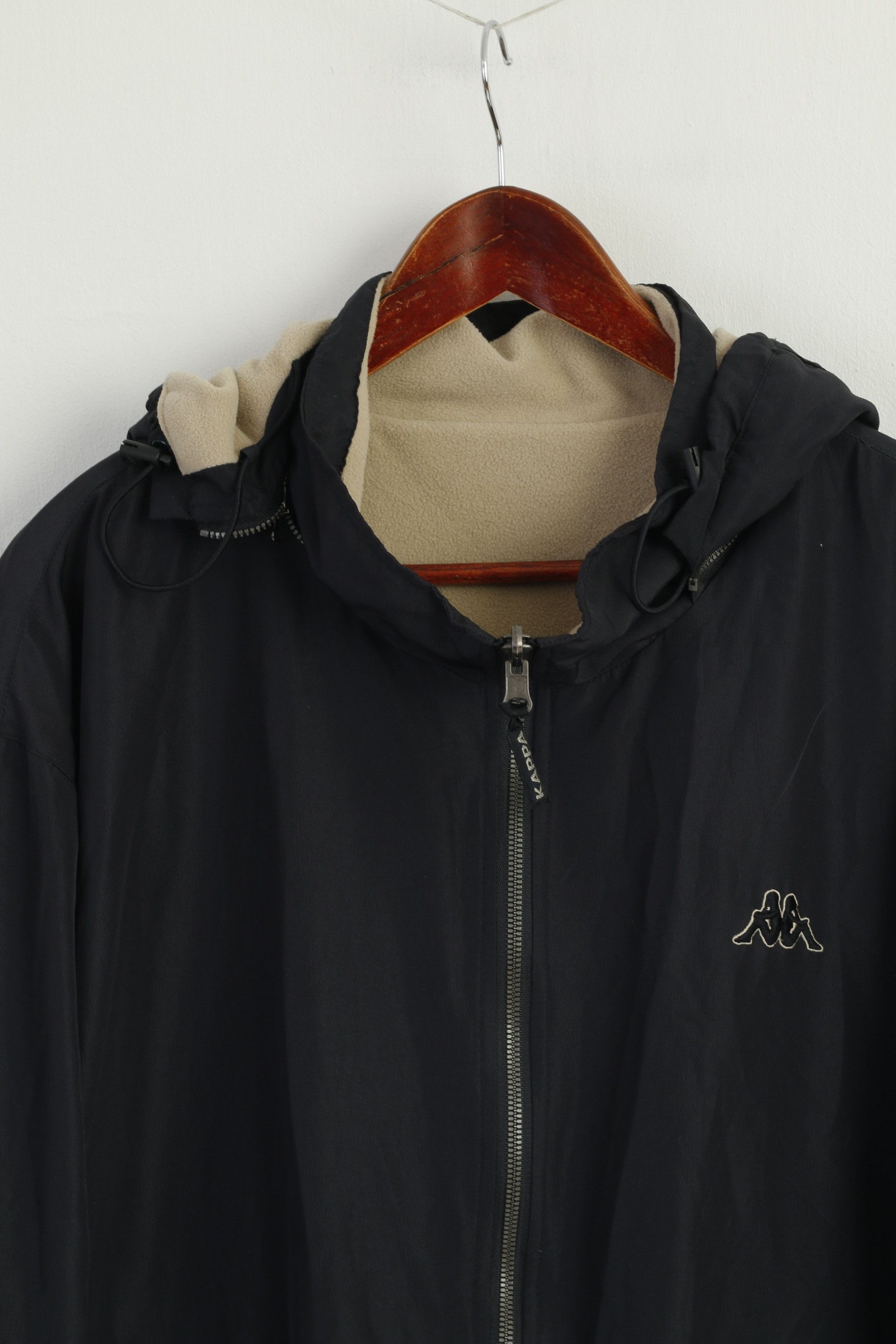 Kappa Kappa Men L Jacket Navy Beige Double Sided 8857 Size US L / EU 52-54 / 3 - 3 Thumbnail