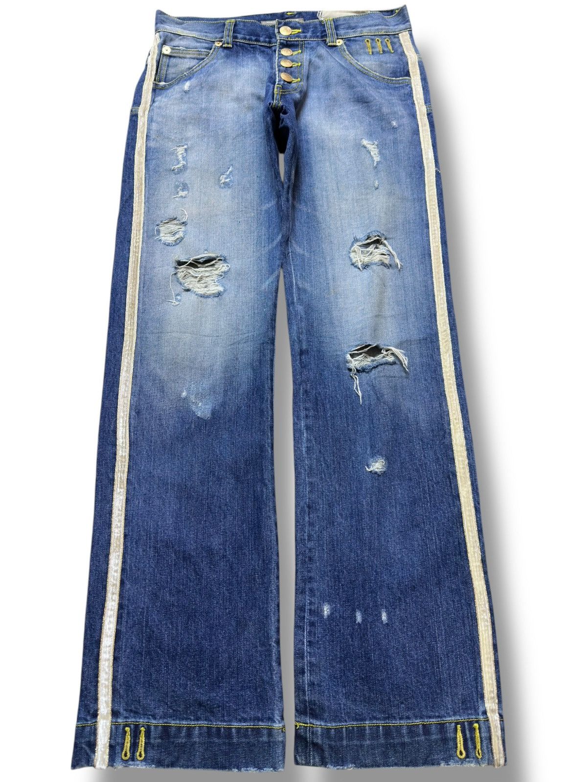 Doublet Vintage Double Standard Tough Serged Fly Hidden Seam Denim Size US 31 - 1 Thumbnail