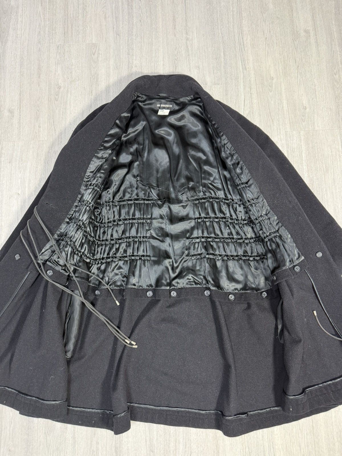 Ann Demeulemeester Ann Demeulemeester Corset Wool Coat / Archive Piece Size S / US 4 / IT 40 - 4 Thumbnail