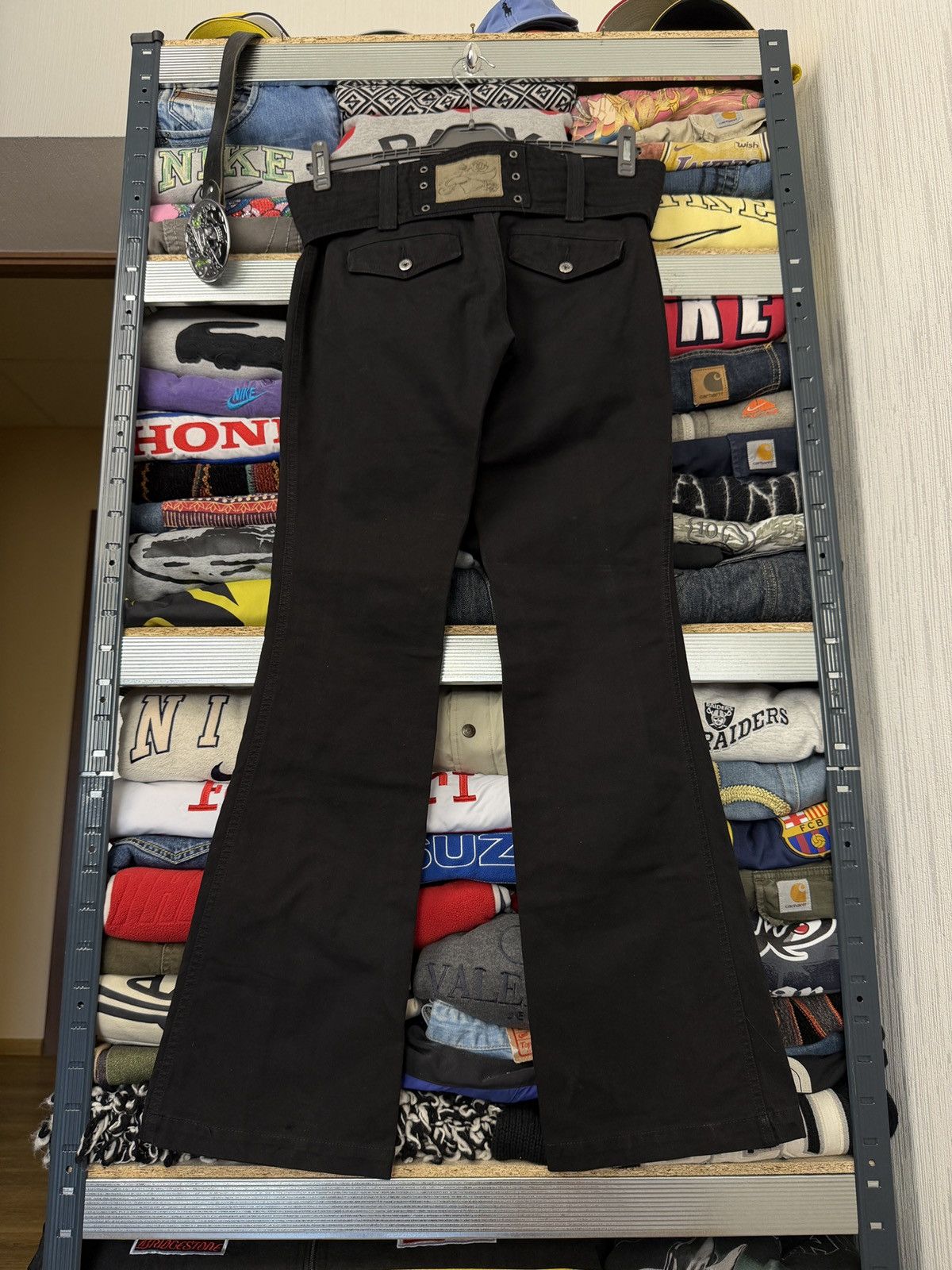 Diesel Vintage Diesel Super Flared Belt Denim Tornado Mart Size US 27 - 2 Thumbnail