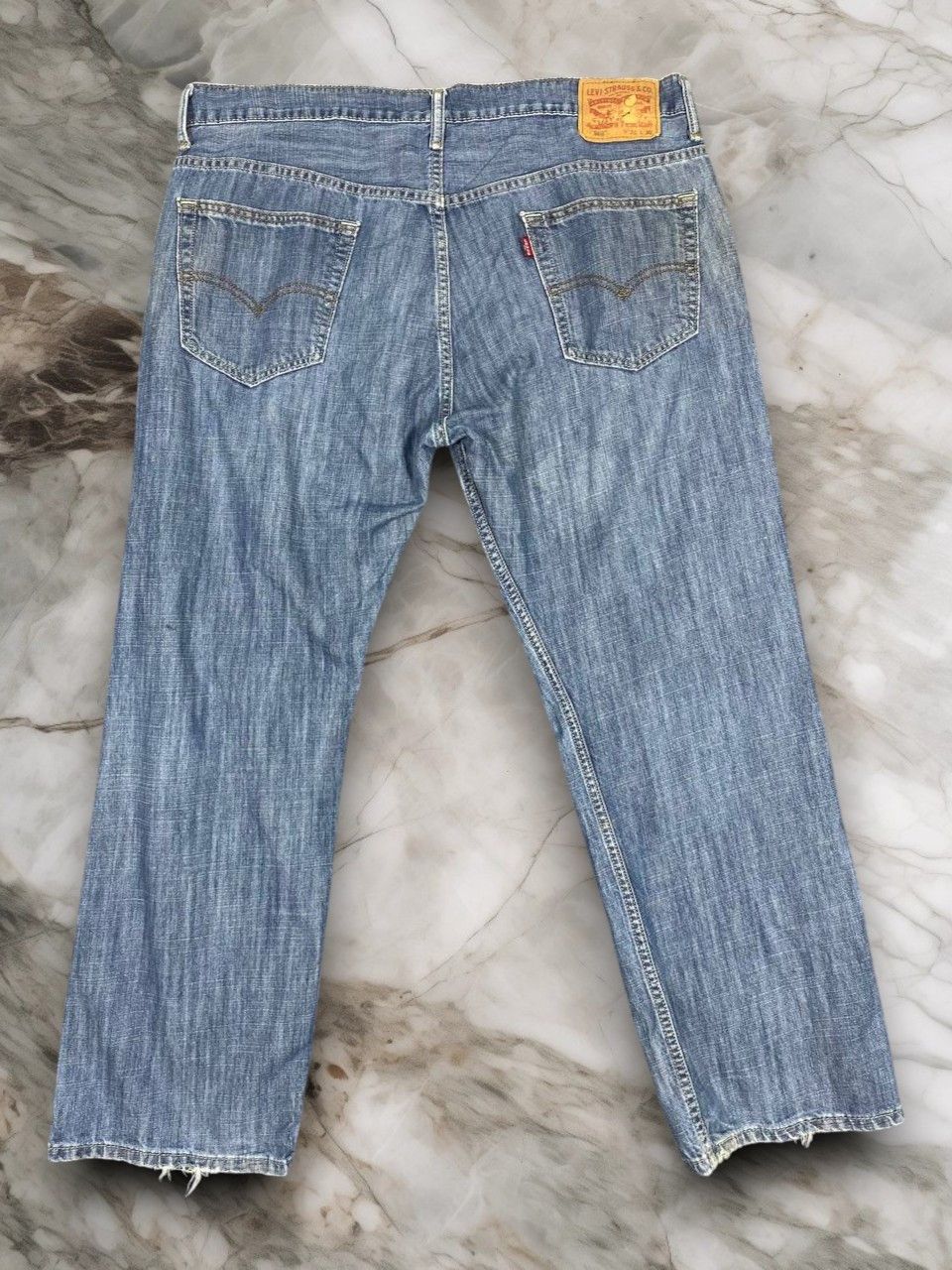 Levi's levis 569 loose fit baggy distressed denim Size US 40 / EU 56 - 2 Thumbnail