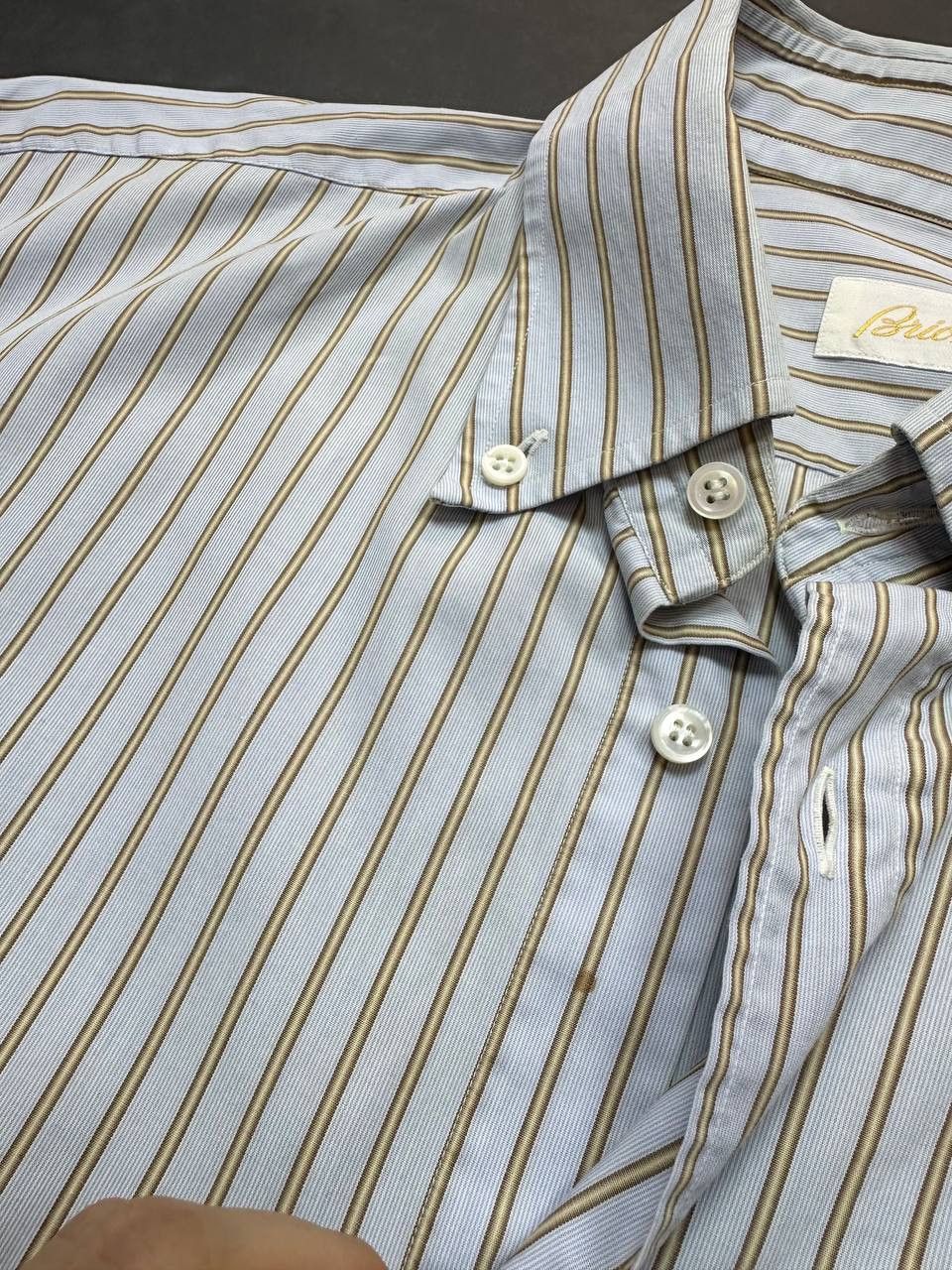 Brioni Brioni Mens Shirt Luxury Italy Size US XL / EU 56 / 4 - 10 Thumbnail