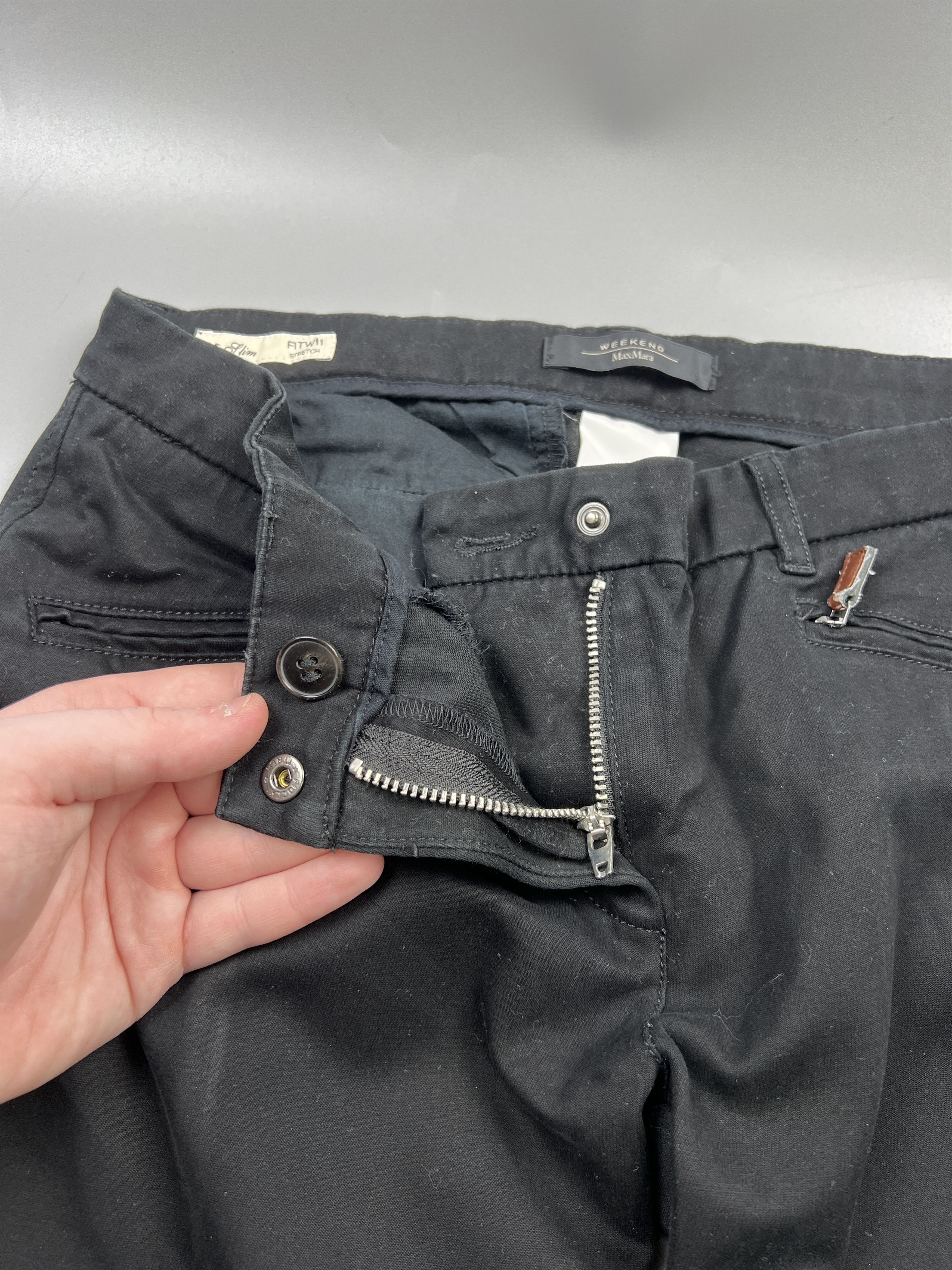Weekend Max Mara Weekend Max Mara Ankle Buttons Pants (Y0851) Size 30" / US 8 / IT 44 - 6 Thumbnail