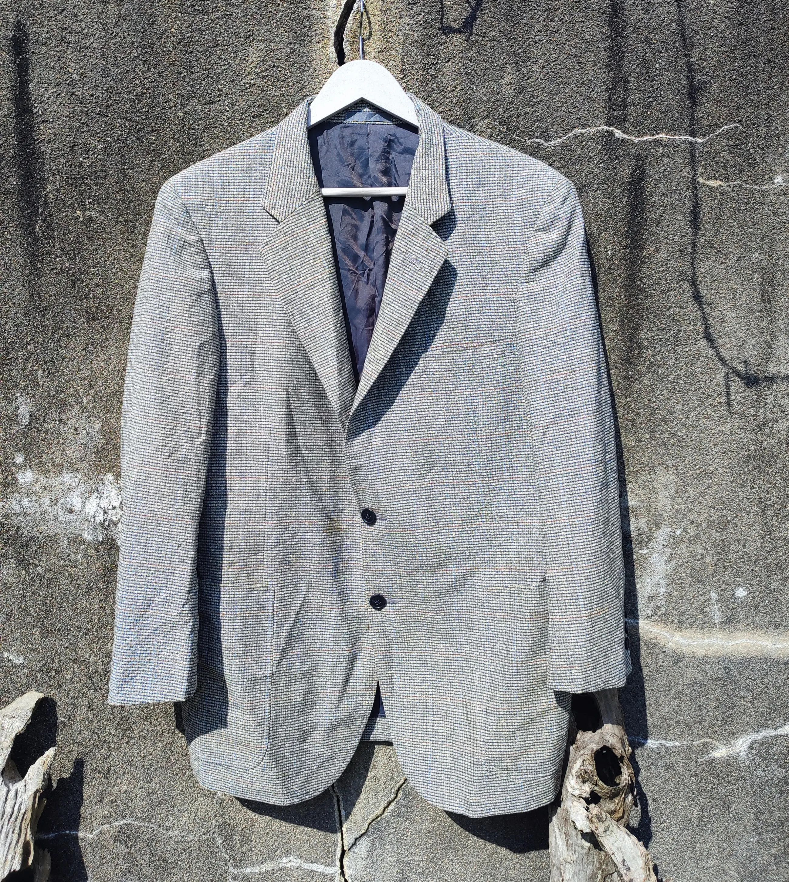 Burberry × Vintage 🔥STEAL🔥Vintage Plaid Blazer By Burberry's Size 42L - 1 Thumbnail