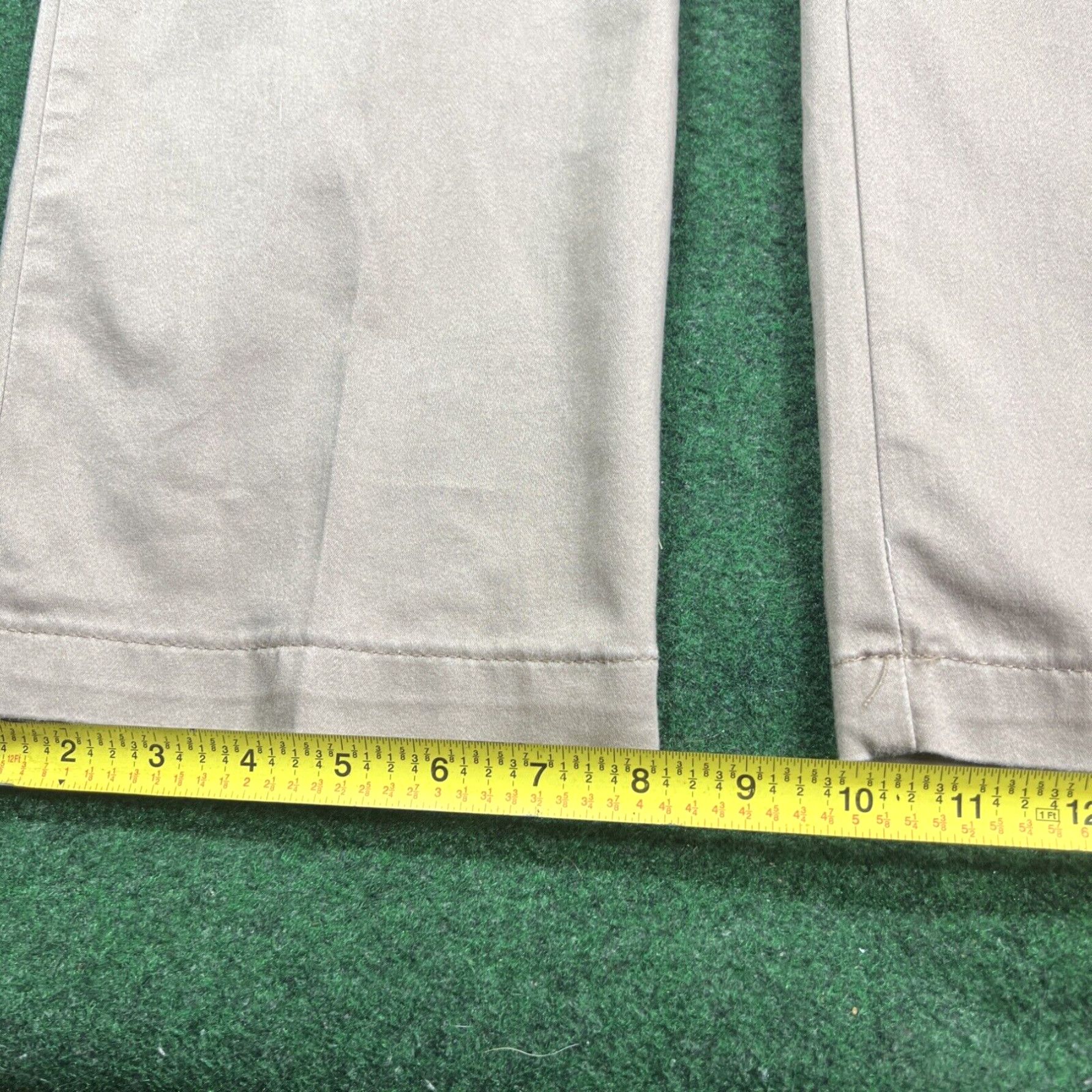 Lee Lee Jeans 10 Medium Beige Regular Fit Straight Leg Mid Rise Flex Motion Womens Size 32" / US 10 / IT 46 - 6 Thumbnail
