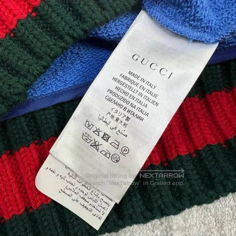 Gucci Gucci Tiger Classic Fleece Striped Sweatshirt Size US S / EU 44-46 / 1 - 2 Thumbnail