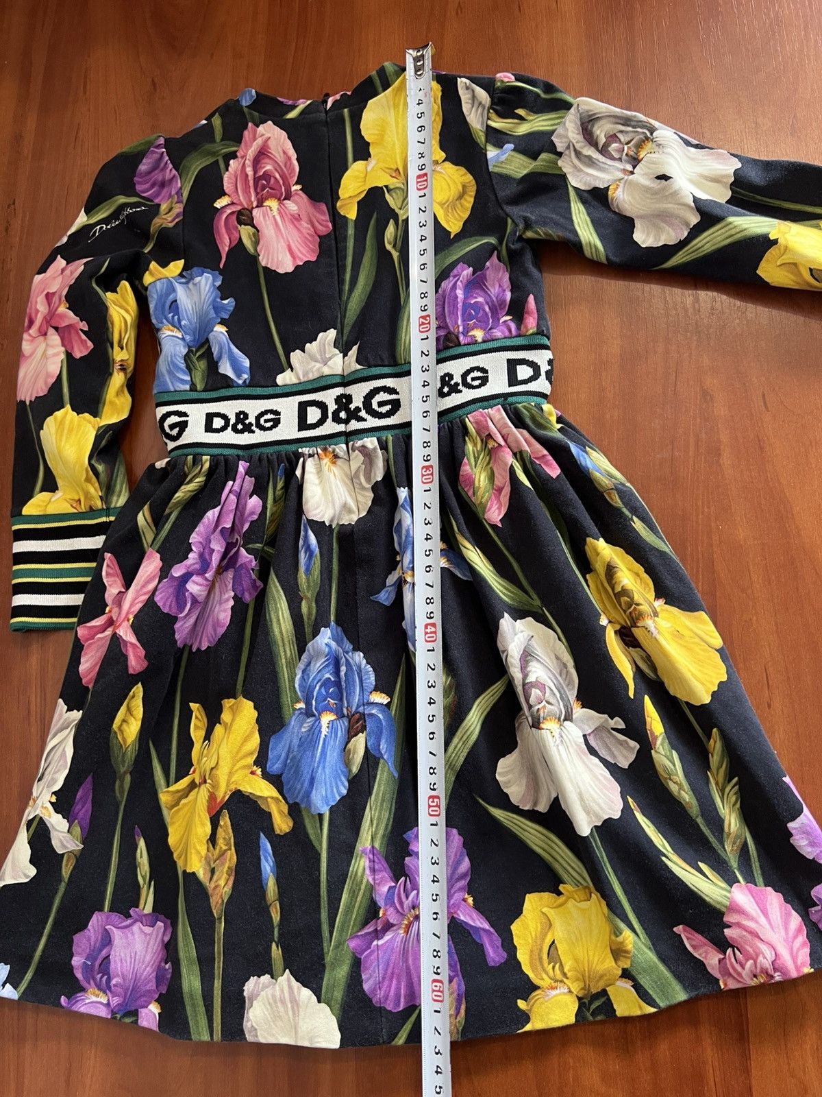Dolce & Gabbana DOLCE & GABBANA GIRLS FLORAL IRIS DRESS 5 YEARS 107/113CM Size XXS / US 00 / IT 34 - 20 Thumbnail