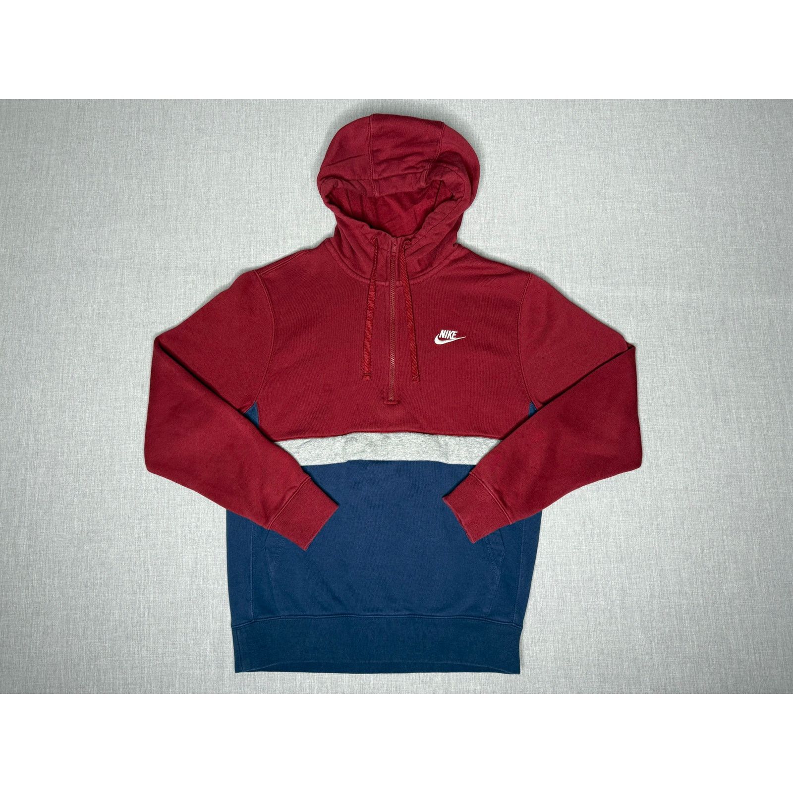 Nike Nike Half Zip Center Pocket Pullover Hoodie Sweatshirt Small Size US S / EU 44-46 / 1 - 1 Thumbnail