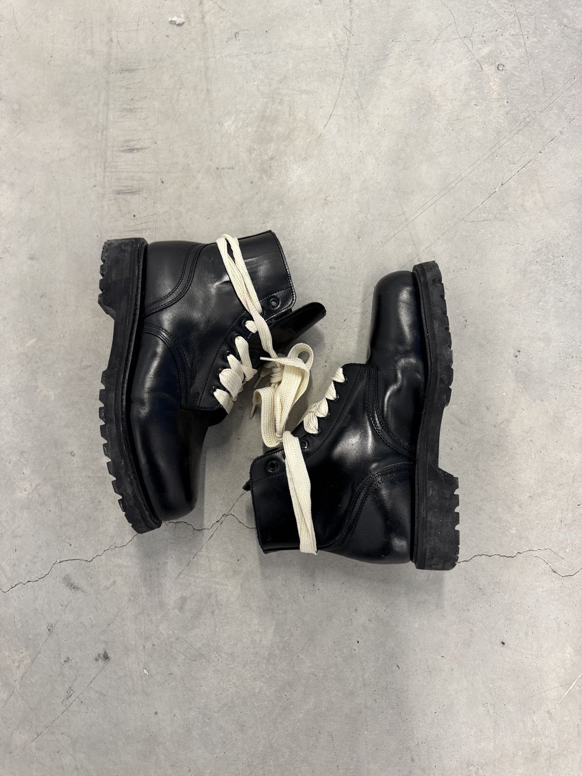 Vintage 1980's Platform Ankle Boots Size US 13 / EU 46 - 5 Thumbnail