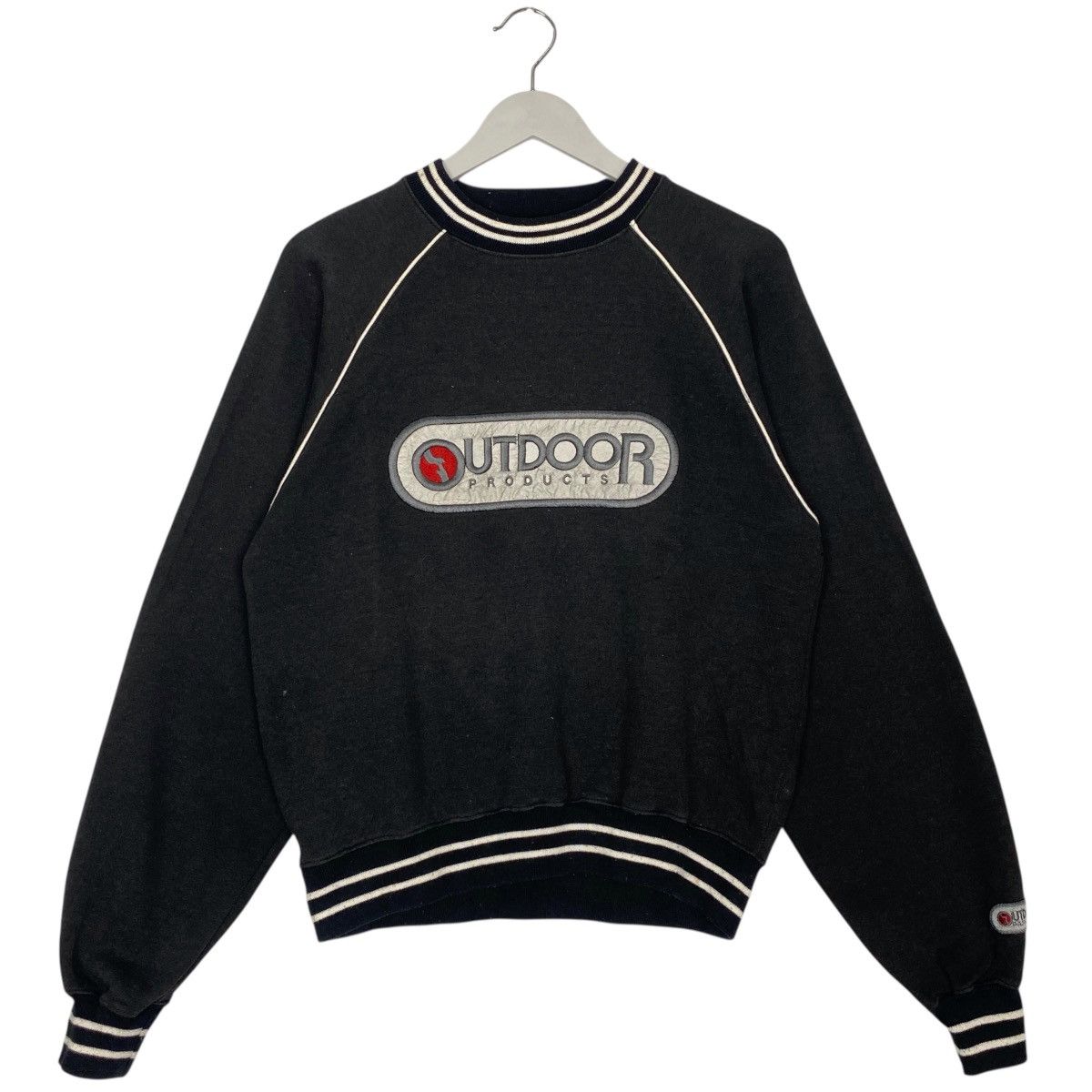 Vintage Vintage Outdoor Crewneck Big Logo Black Pullover Jumper Sz M Size US M / EU 48-50 / 2 - 1 Thumbnail