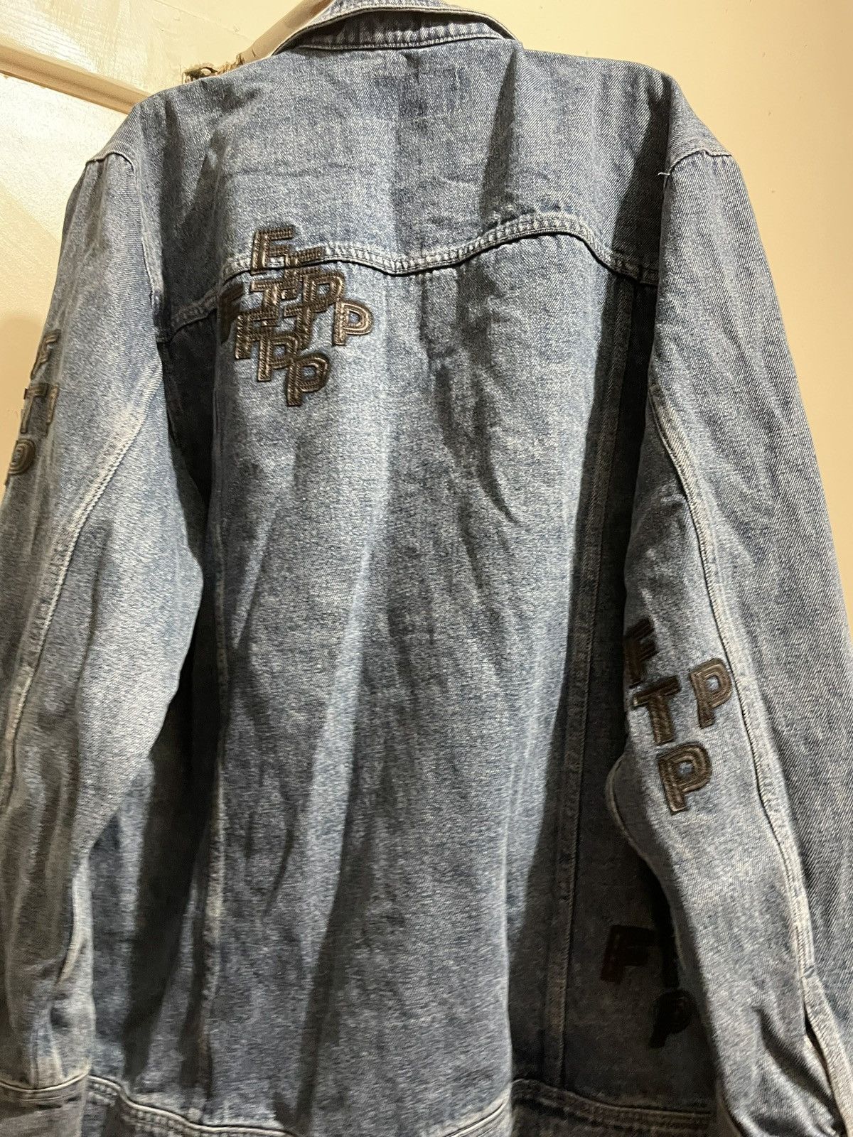 Fuck The Population 2023 FTP Cross Logo Jean Jacket Size US M / EU 48-50 / 2 - 1 Thumbnail