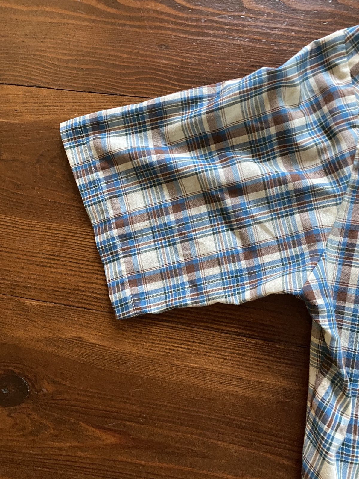 Levi's Vintage 70’s Levi’s White Tab Pearl Snap Plaid Button Up Size US S / EU 44-46 / 1 - 12 Thumbnail