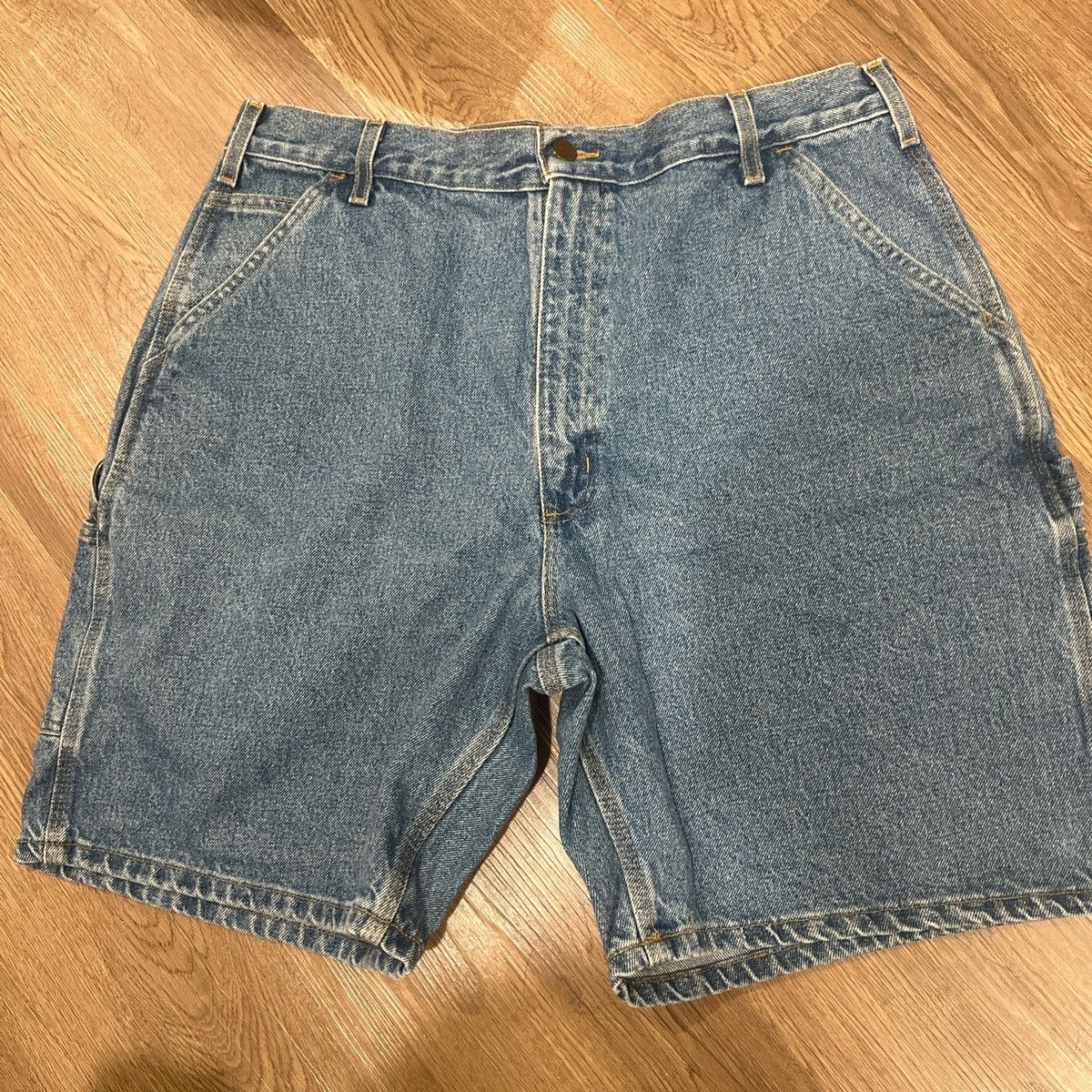 Carhartt × Vintage Carhartt single knee denim short Size US 37 - 3 Thumbnail