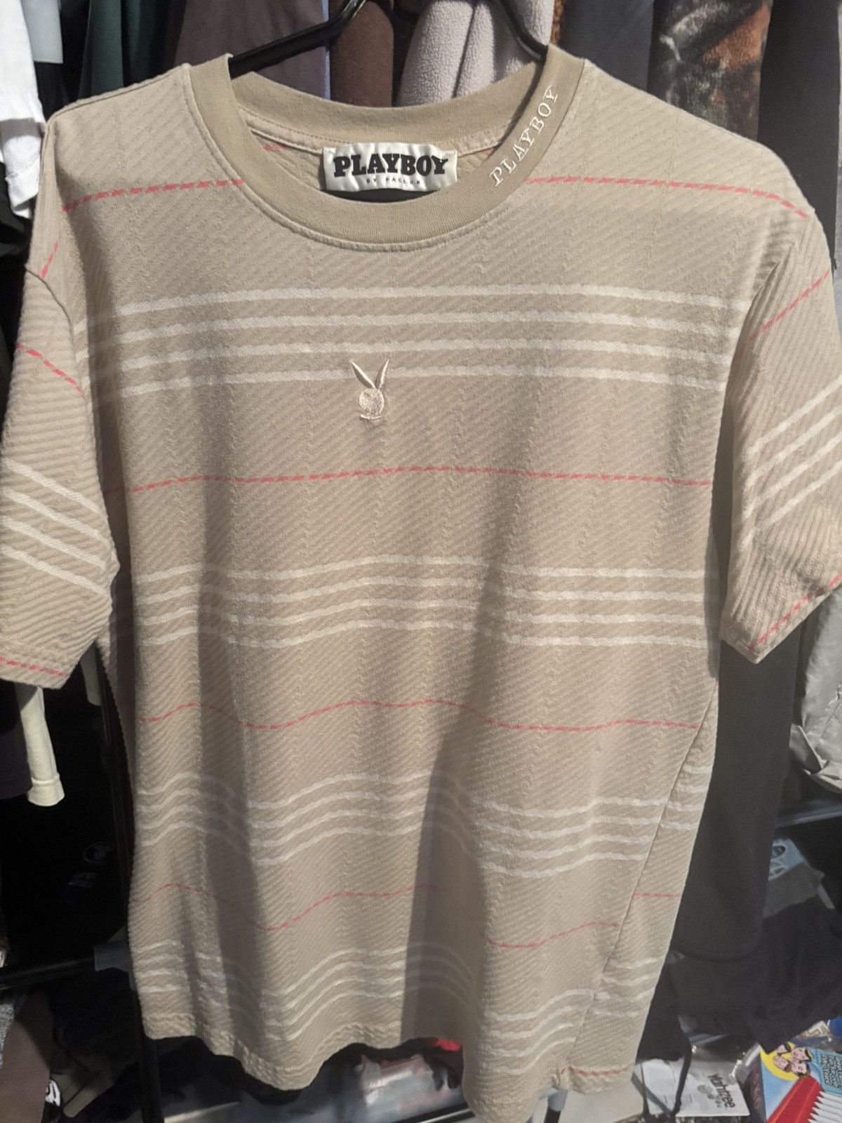 Playboy Playboy ribbed t-shirt Size US L / EU 52-54 / 3 - 1 Thumbnail