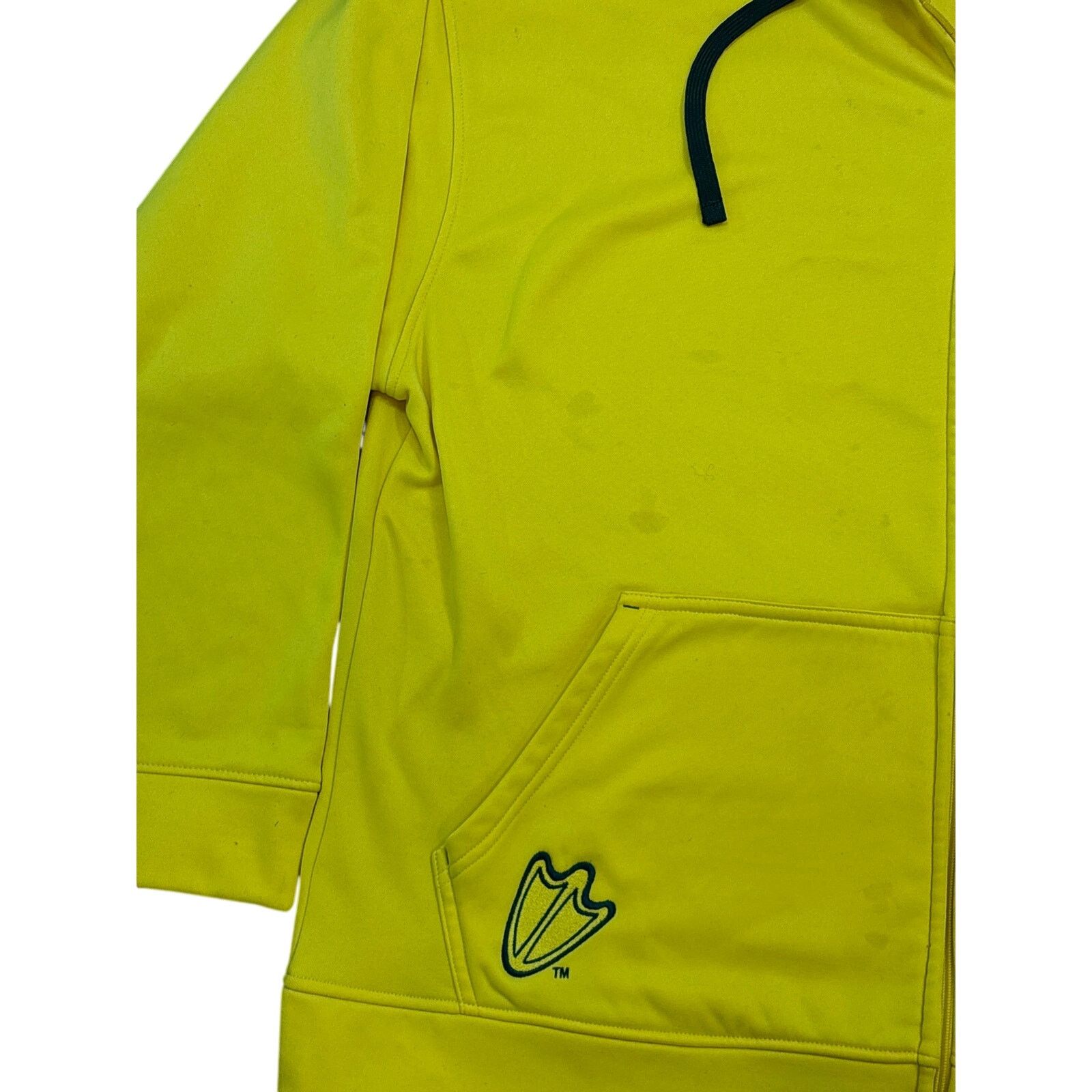 Champion Champion Oregon Ducks Yellow zip up embroidered patch logo Size US XXL / EU 58 / 5 - 4 Thumbnail