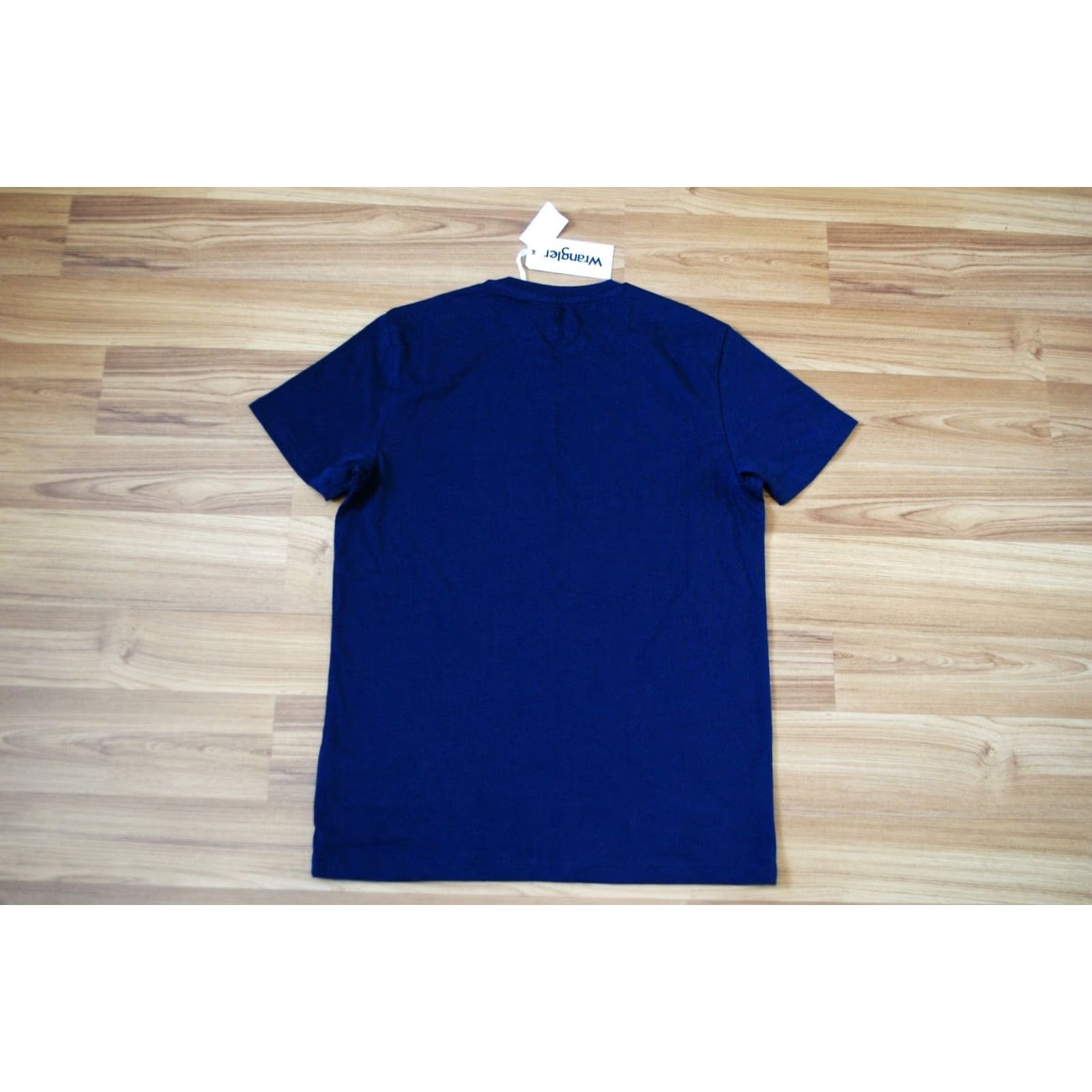 Wrangler WRANGLER Mens T-Shirt Cotton Navy SS Eagle MENS Small 66 cm 47 cm Original/BNWT Size US S / EU 44-46 / 1 - 7 Thumbnail
