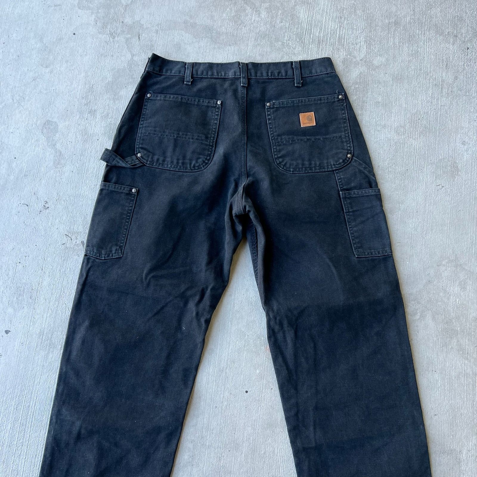 Carhartt × Vintage Carhartt black double knee work wear carpenter pants Size US 32 / EU 48 - 5 Thumbnail