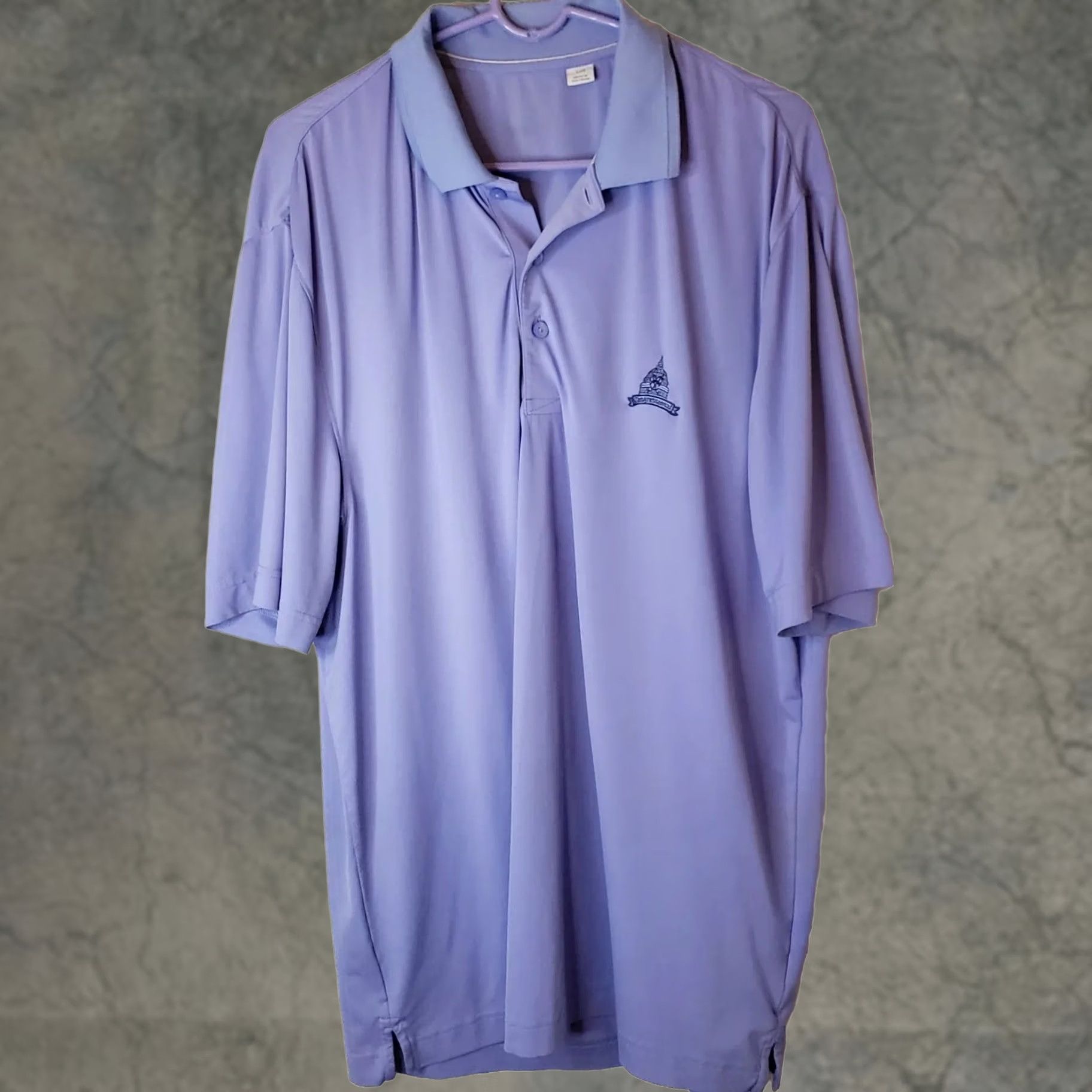 Cutter & Buck Cutter & Buck Polo Shirt Mens L Lavender Short Sleeve DryTech 50+ Golf Striped Reg Adult Mens Men Size US L / EU 52-54 / 3 - 1 Thumbnail