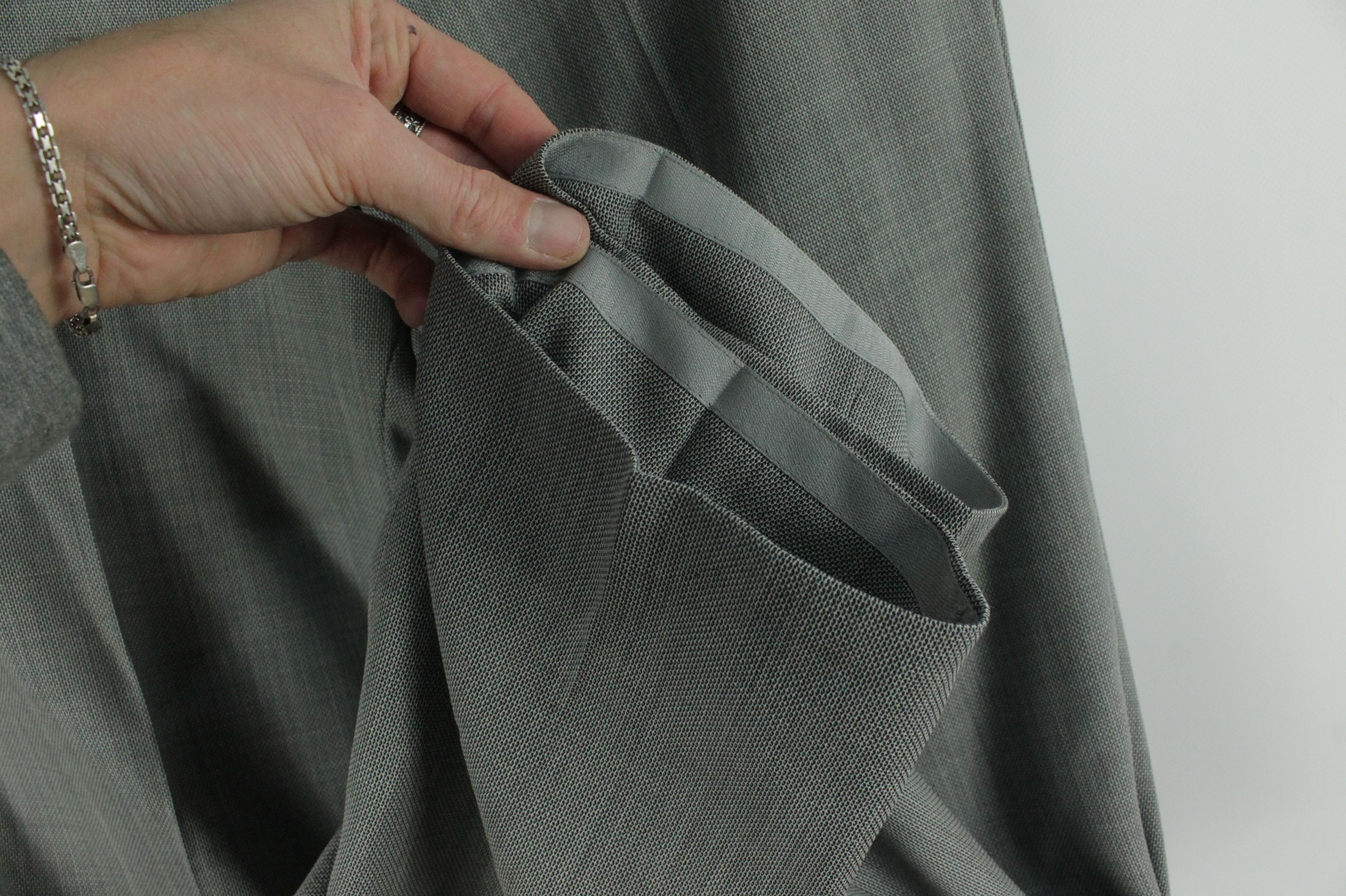 Hugo Boss Hugo Boss Novan5/Ben2 Slim Fit Gray Light 140's Wool Suit Size 44R - 14 Thumbnail