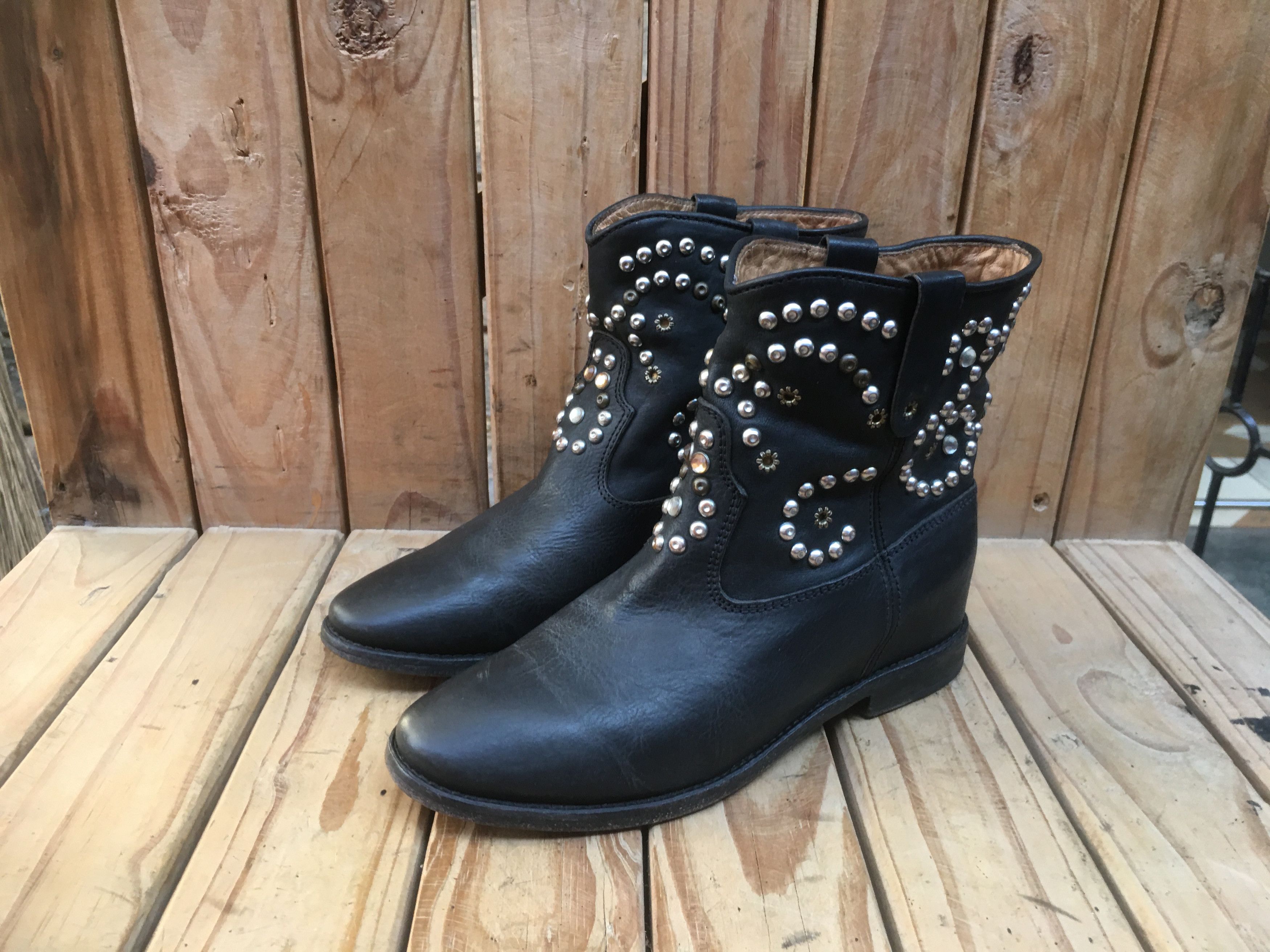 Isabel Marant Etoile isabel marant Etoile black leather boots Size US 7 / IT 37 - 12 Thumbnail
