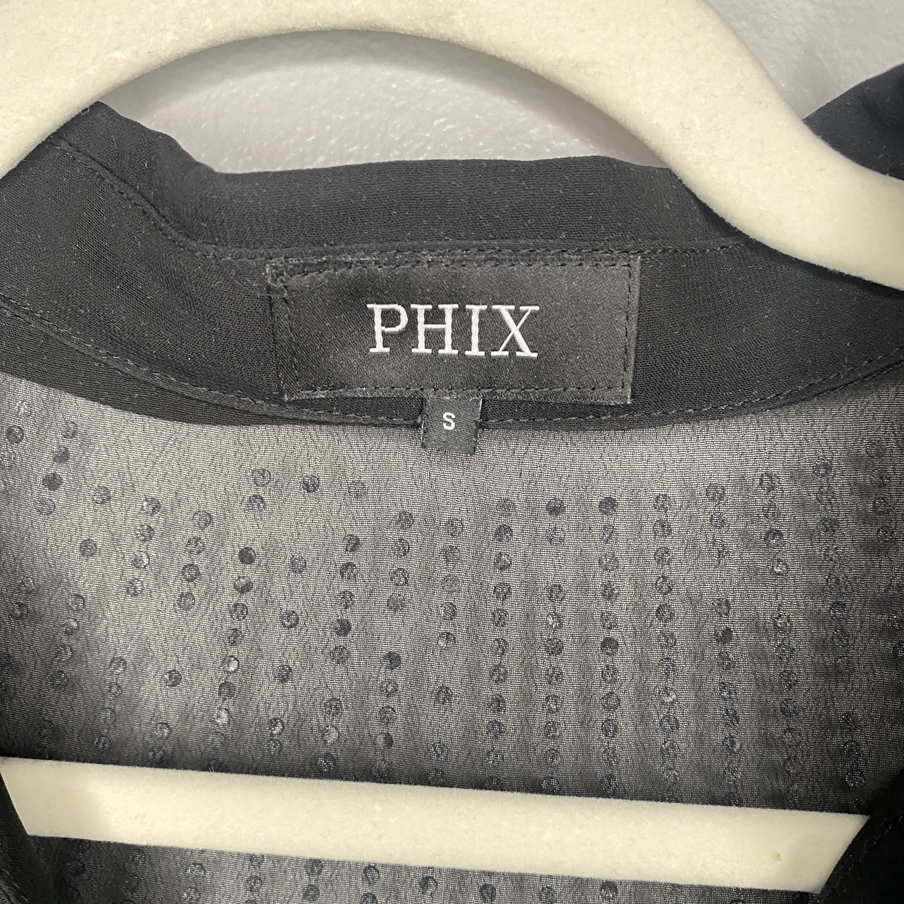 Other PHIX Short Sleeve Sequin Chiffon Shirt Size US S / EU 44-46 / 1 - 4 Thumbnail